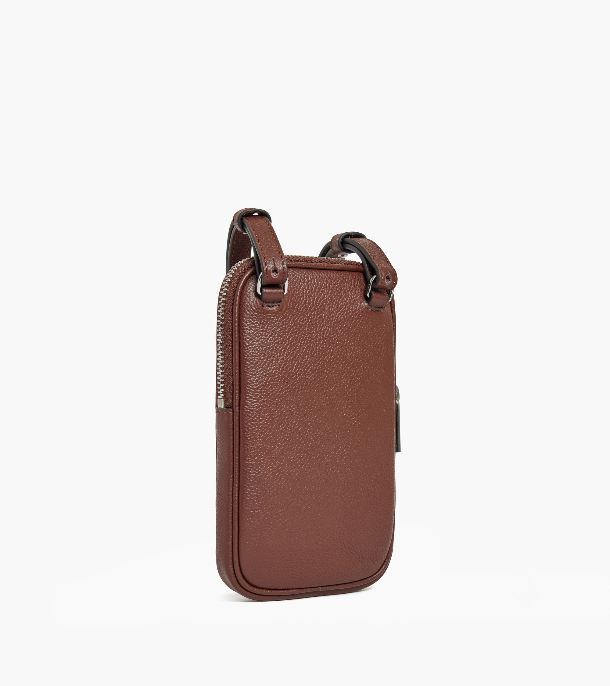 Emile phone case in grained leather