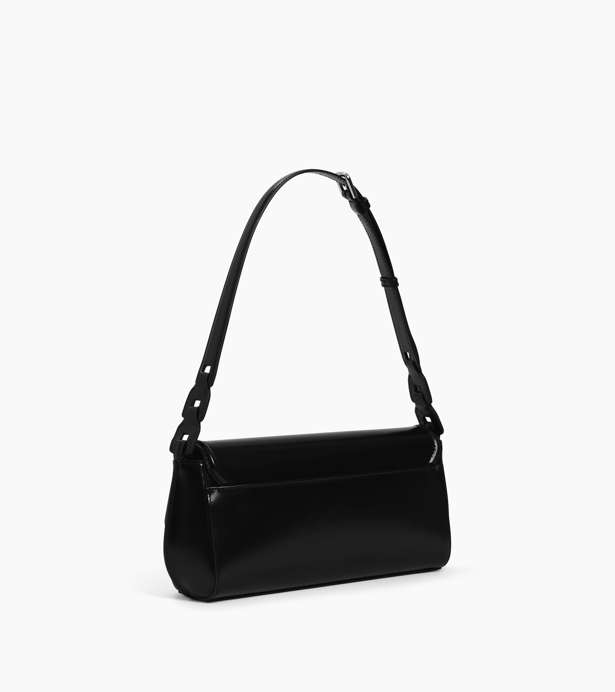 Solaise medium shoulder bag in smooth leather box-effect