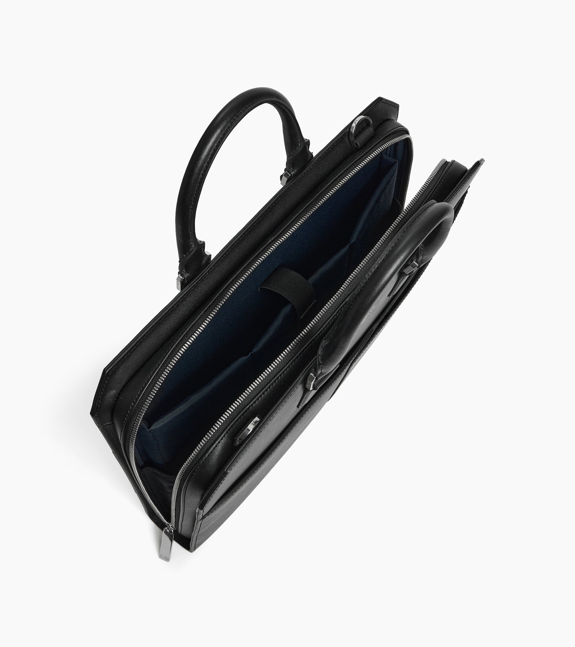 Anatole Slim 15" document case in bonded and smooth leather