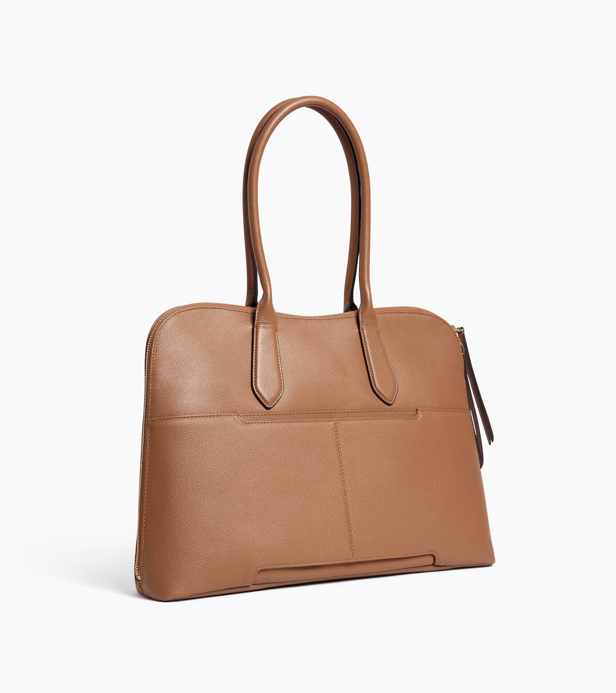Apolline 14" document case in grained leather