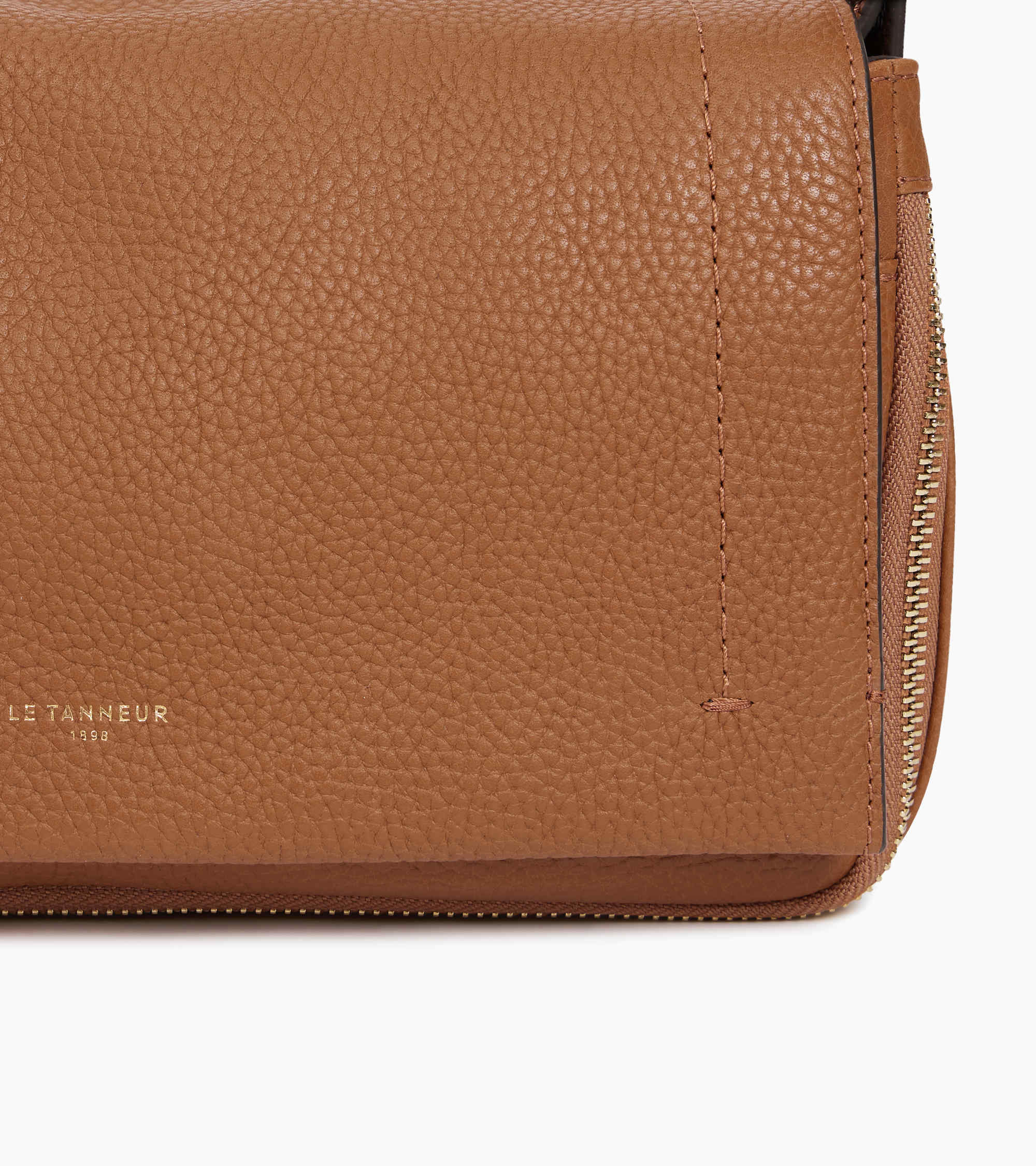 Aurore small shoulder bag in grained leather