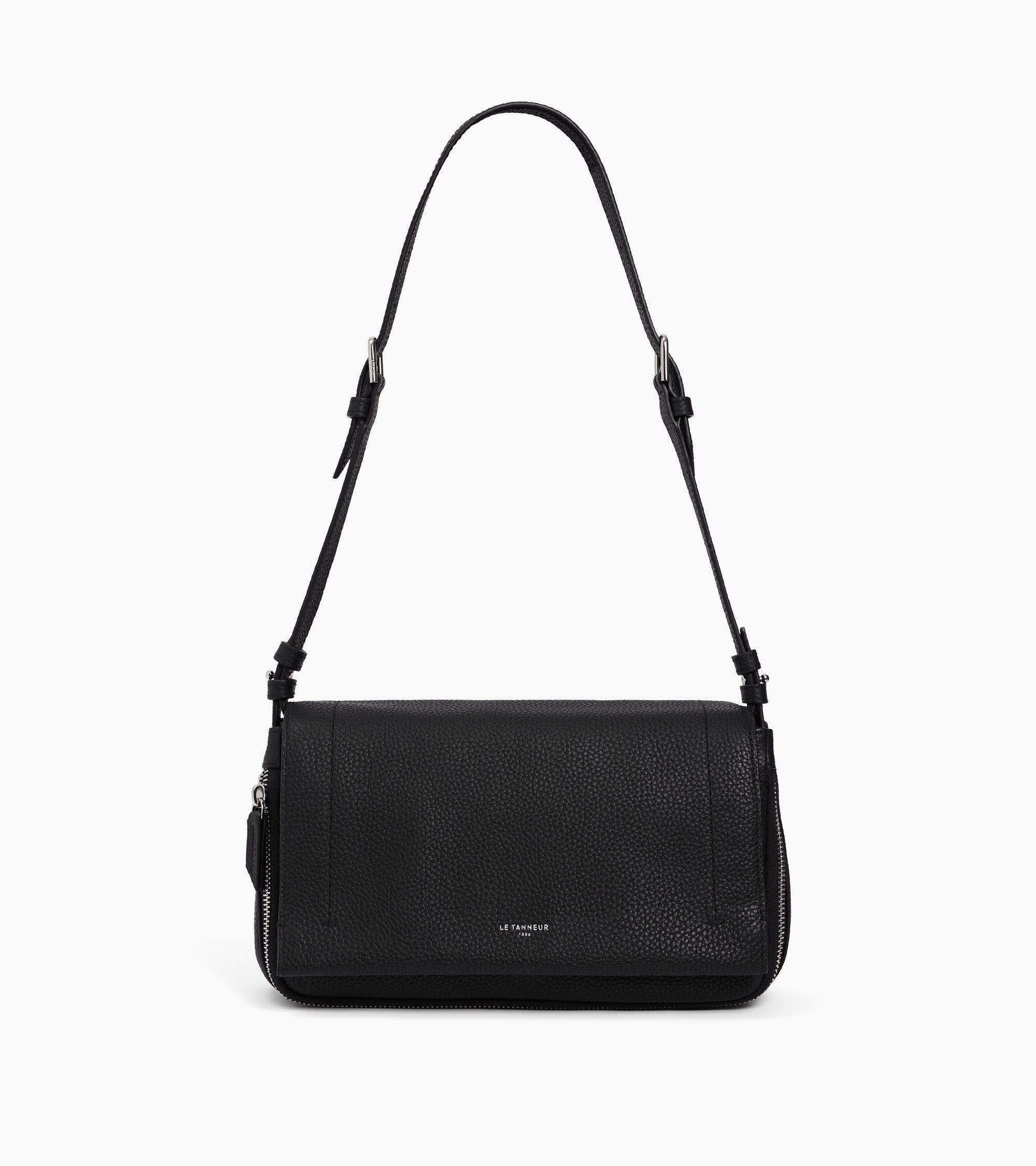 Aurore small shoulder bag in grained leather