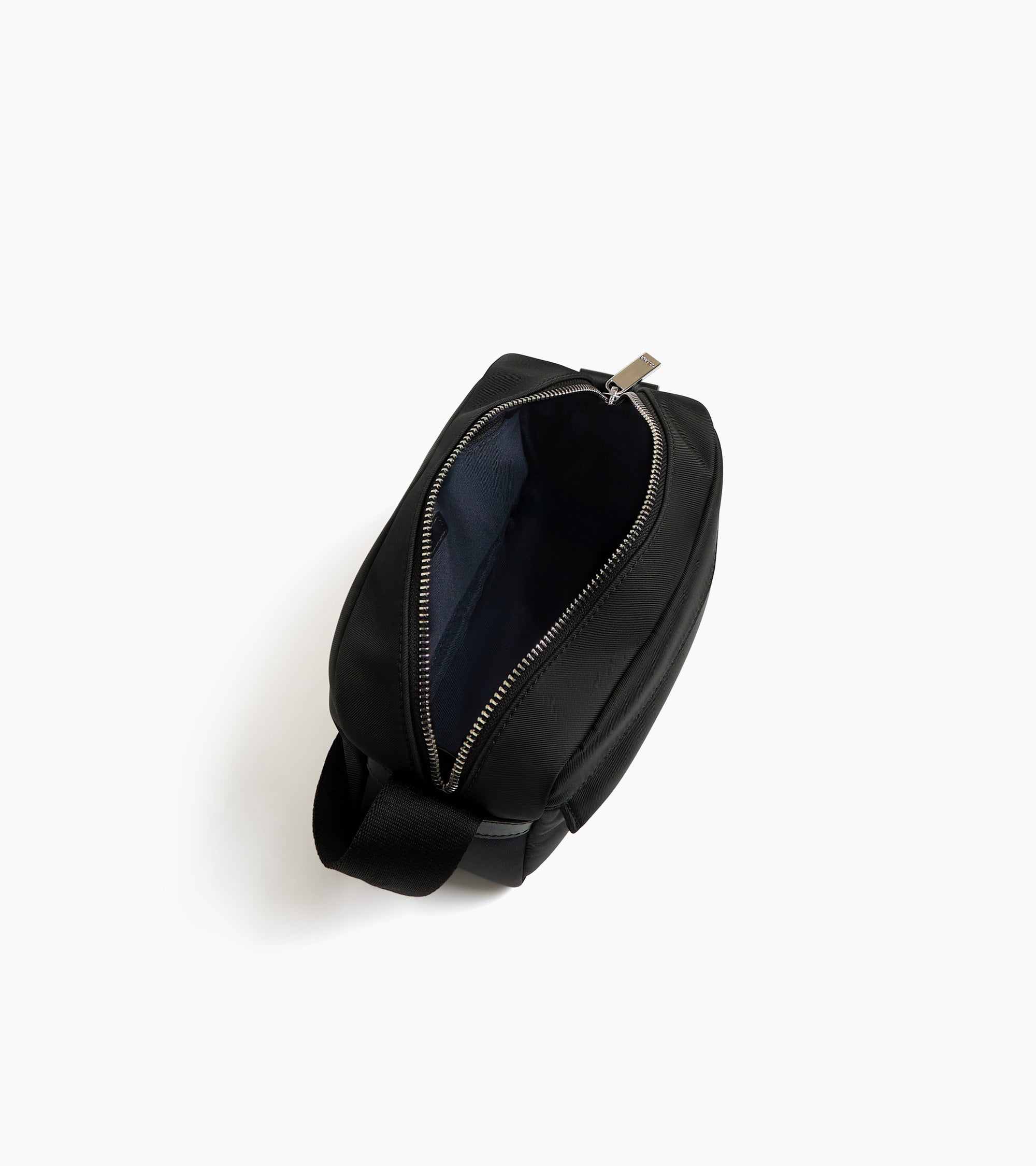 Basile small shoulder bag in nylon canvas and smooth leather