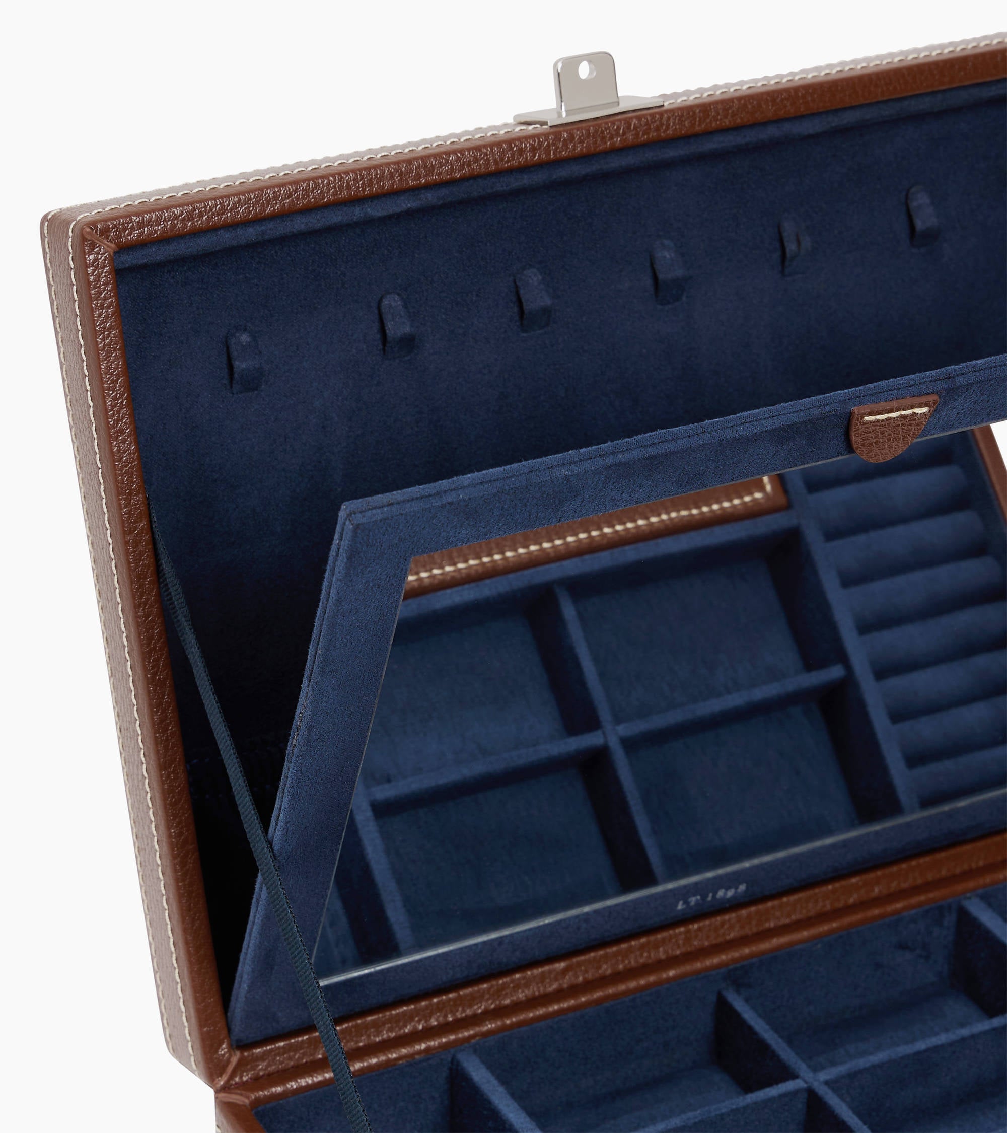 large jewelry box in leather