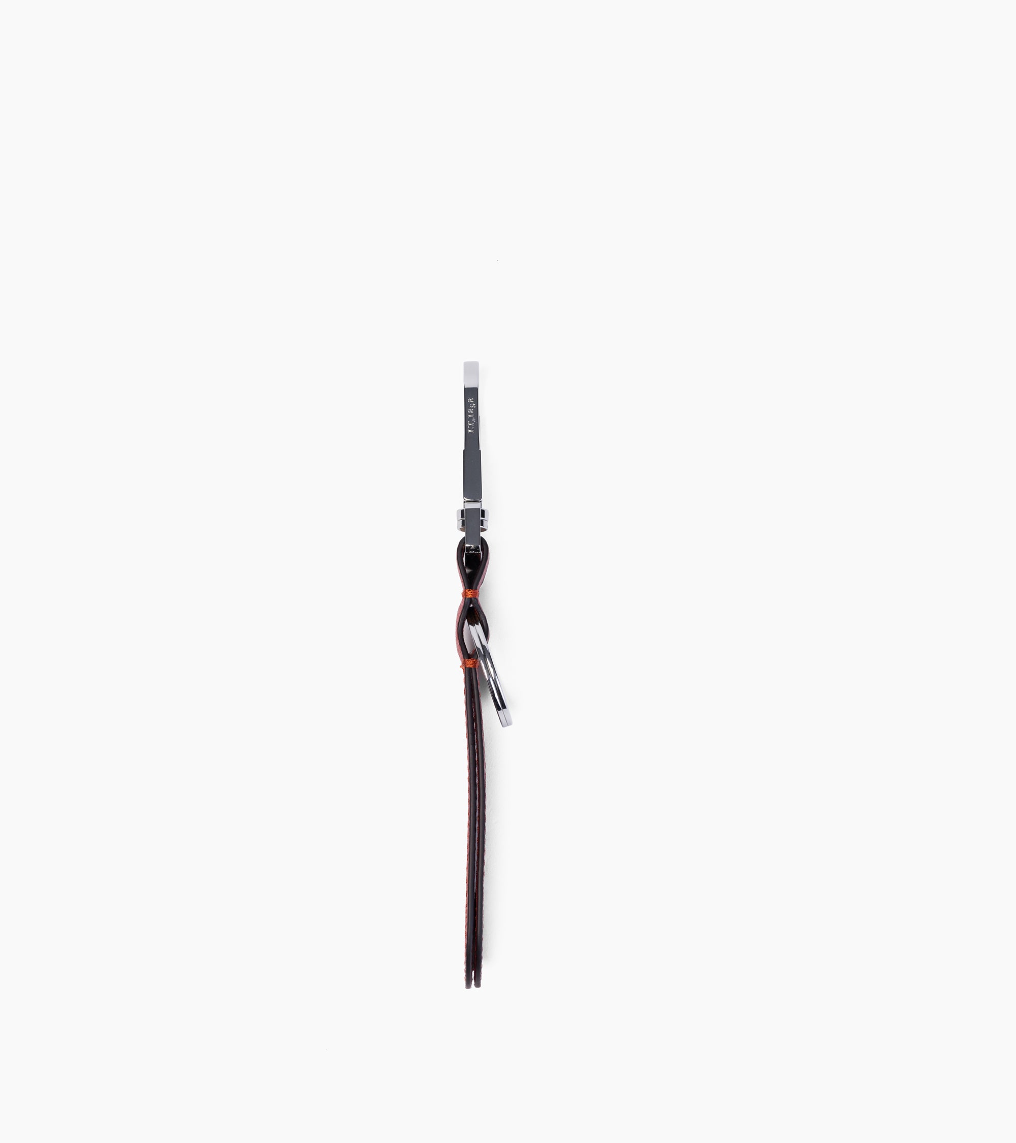 Key holder in grained leather