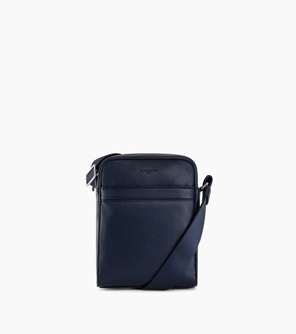 Charles medium-sized satchel in grained leather