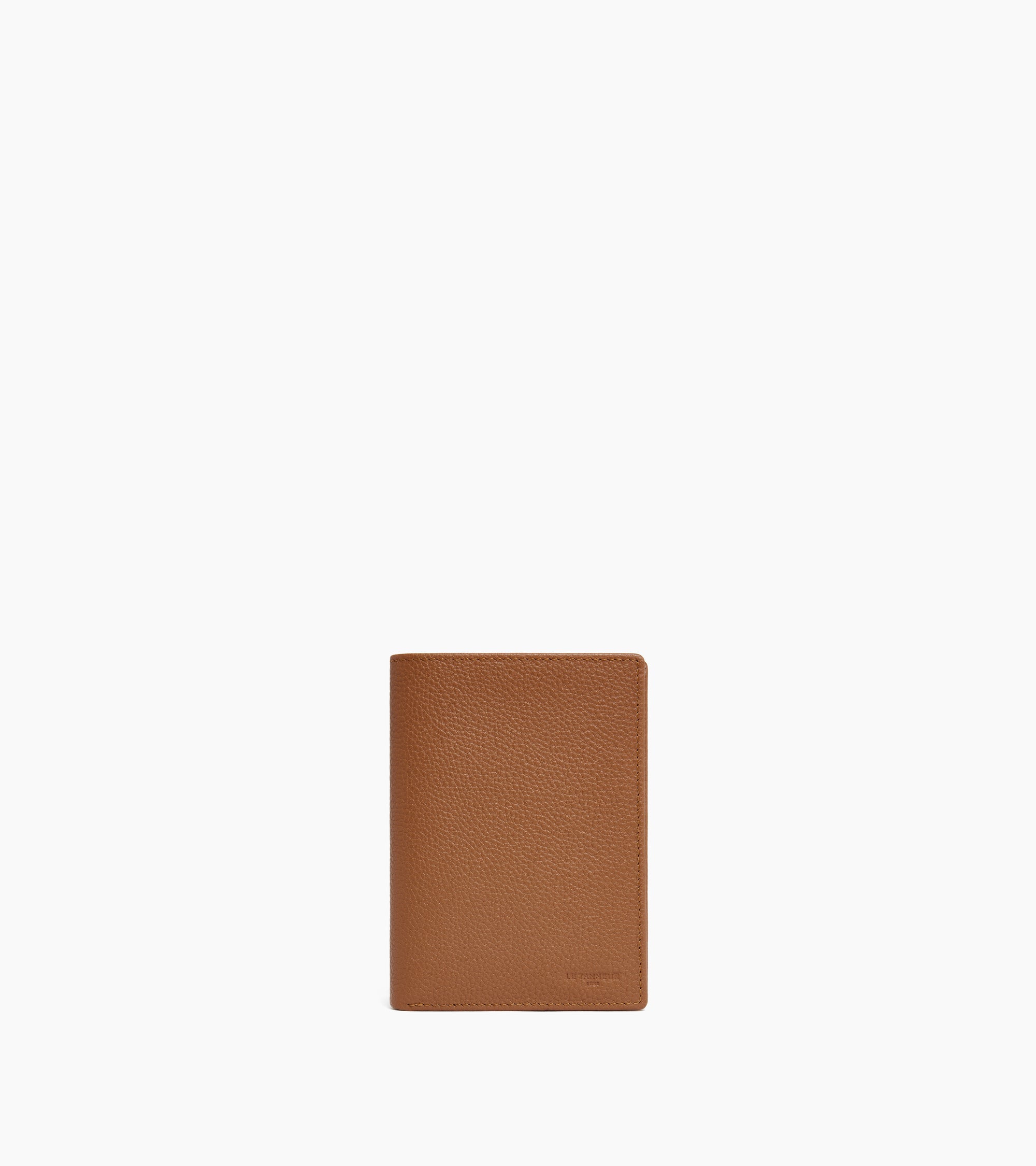 Charles large zipped wallet in grained leather