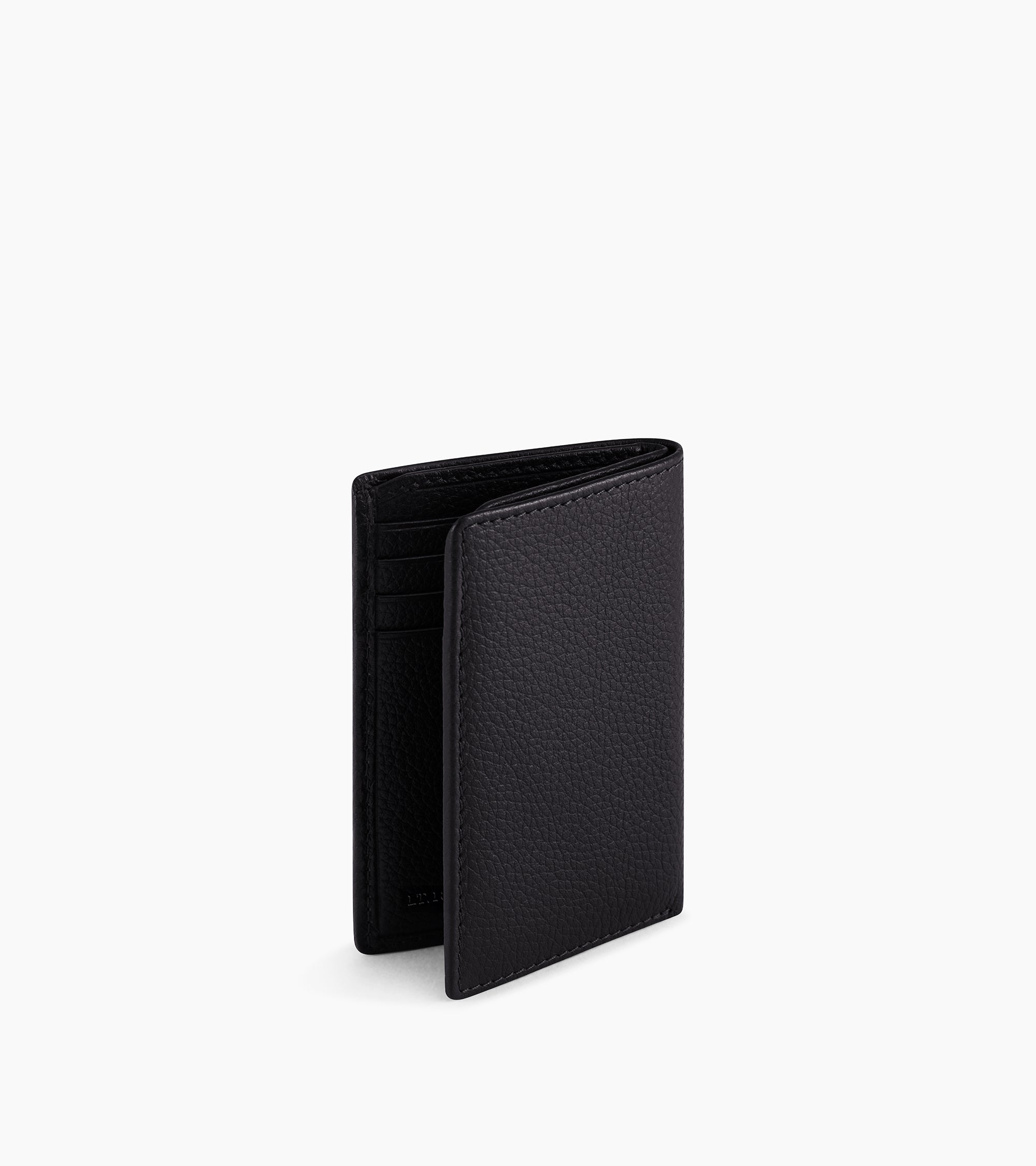 small pebbled leather cardholder