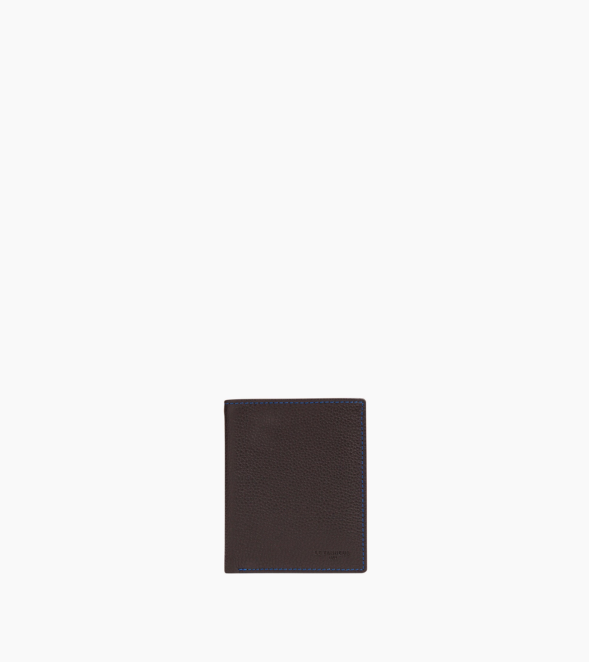 Charles medium-sized card holder in grained leather