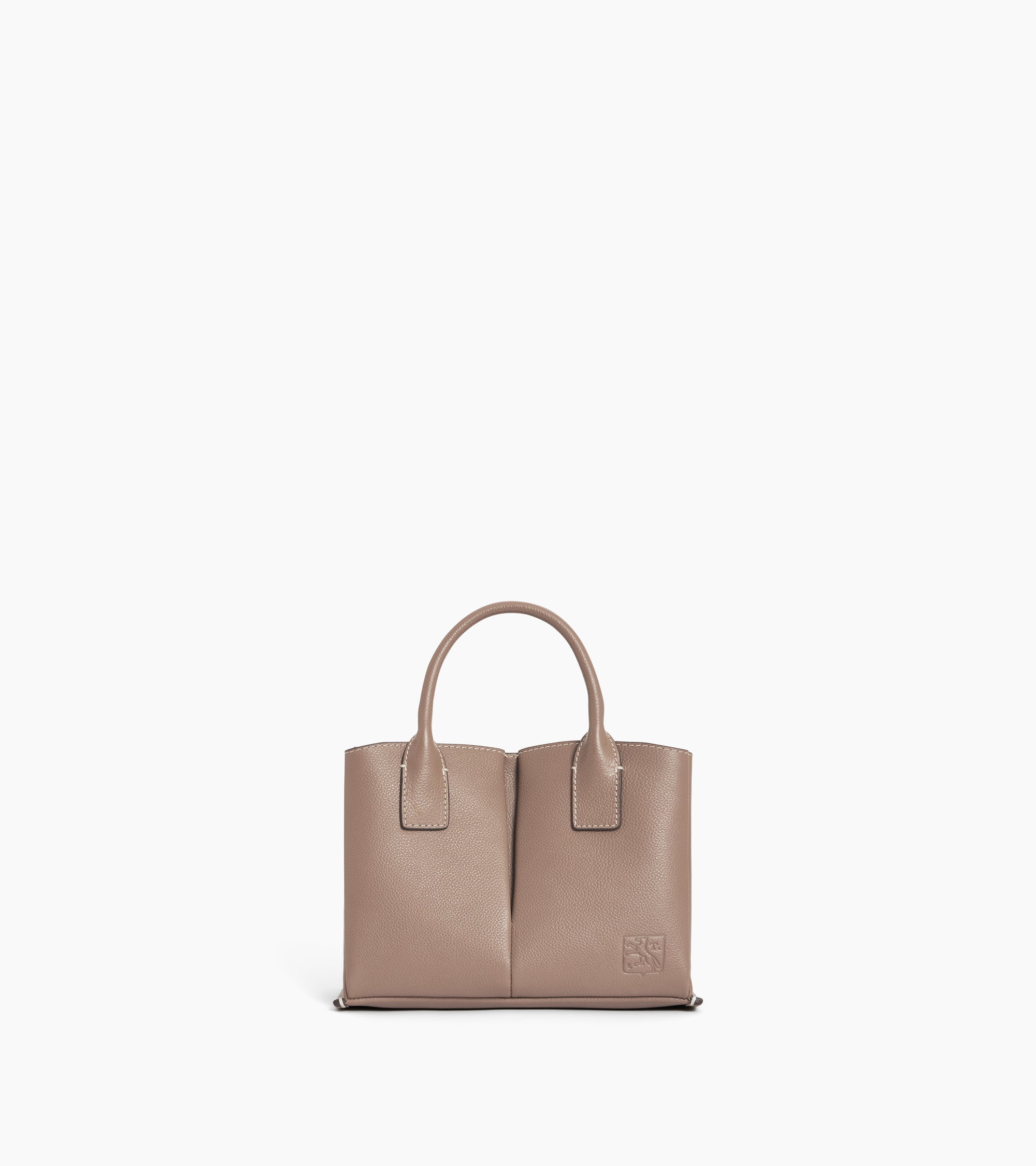 Elena small handbag in grained leather
