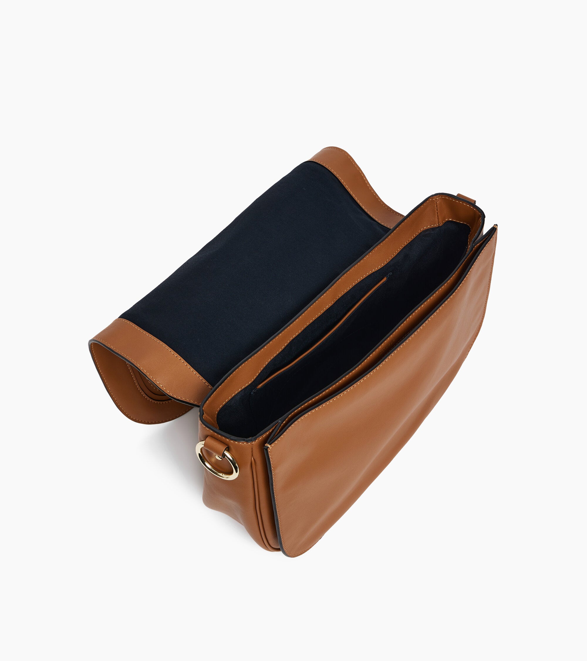 Héloïse large crossbody bag in smooth leather