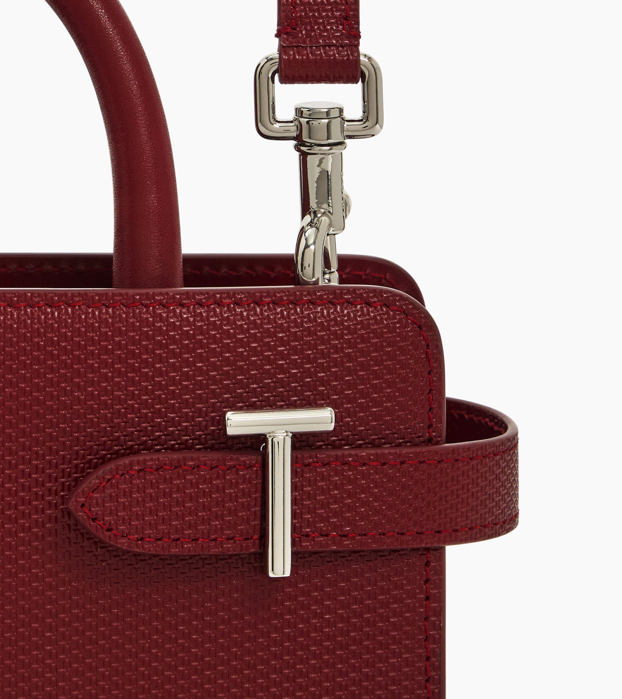Emilie small handbag in signature T leather