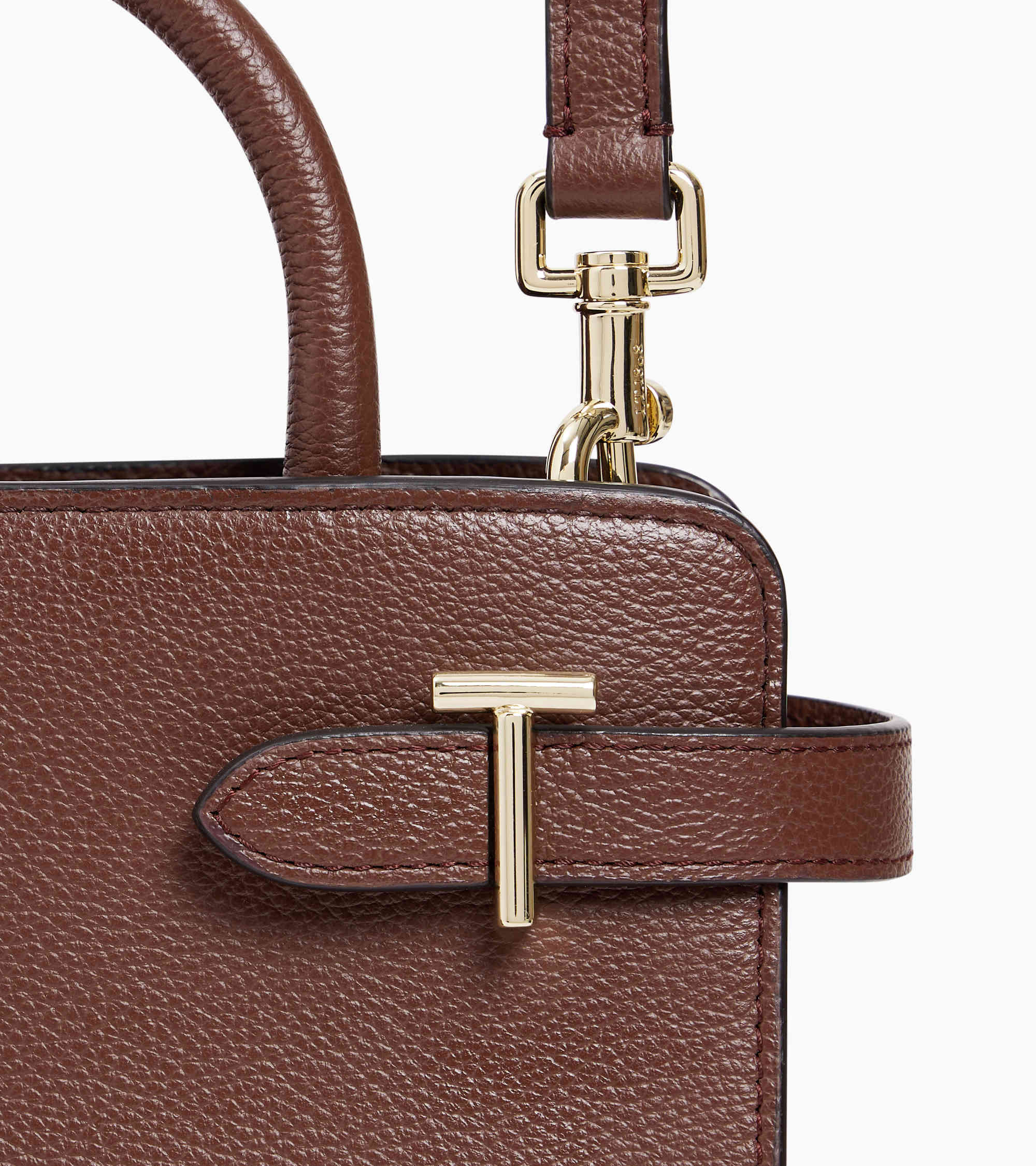 Emilie small handbag in grained leather