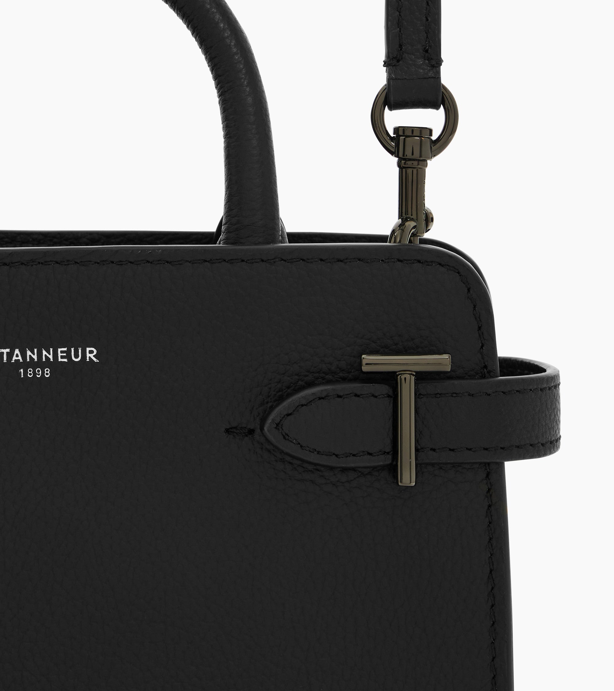 Emilie mini handbag in grained leather