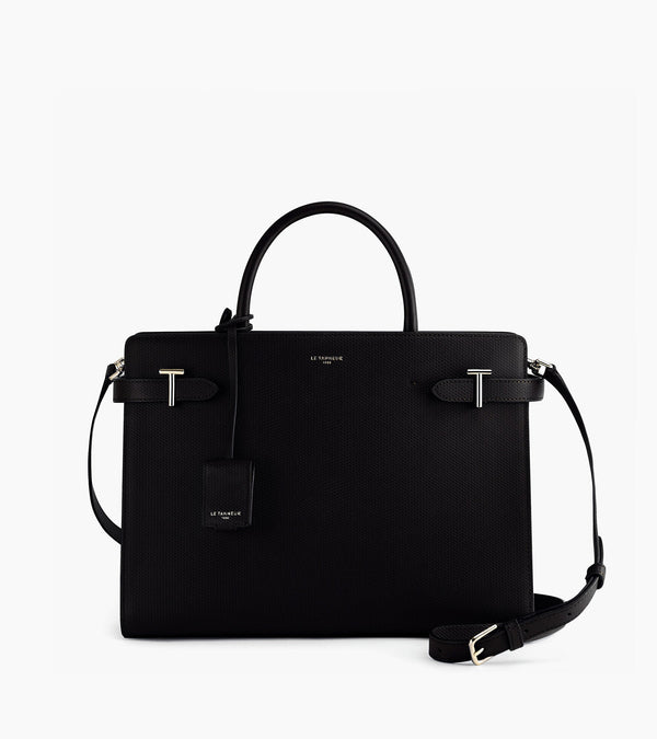 Emilie large handbag in signature T leather