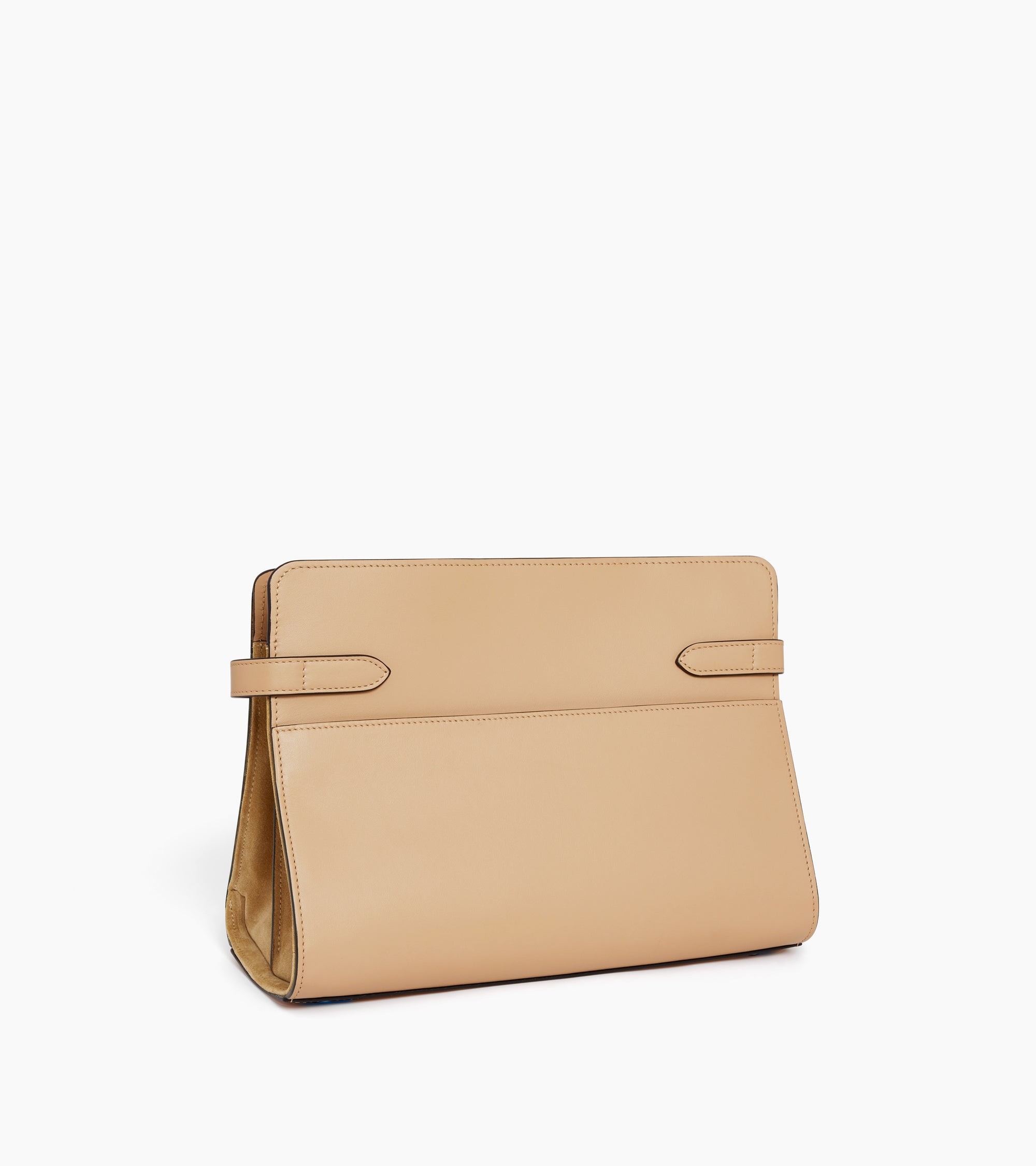 Emie large handbag in smooth leather and nubuck