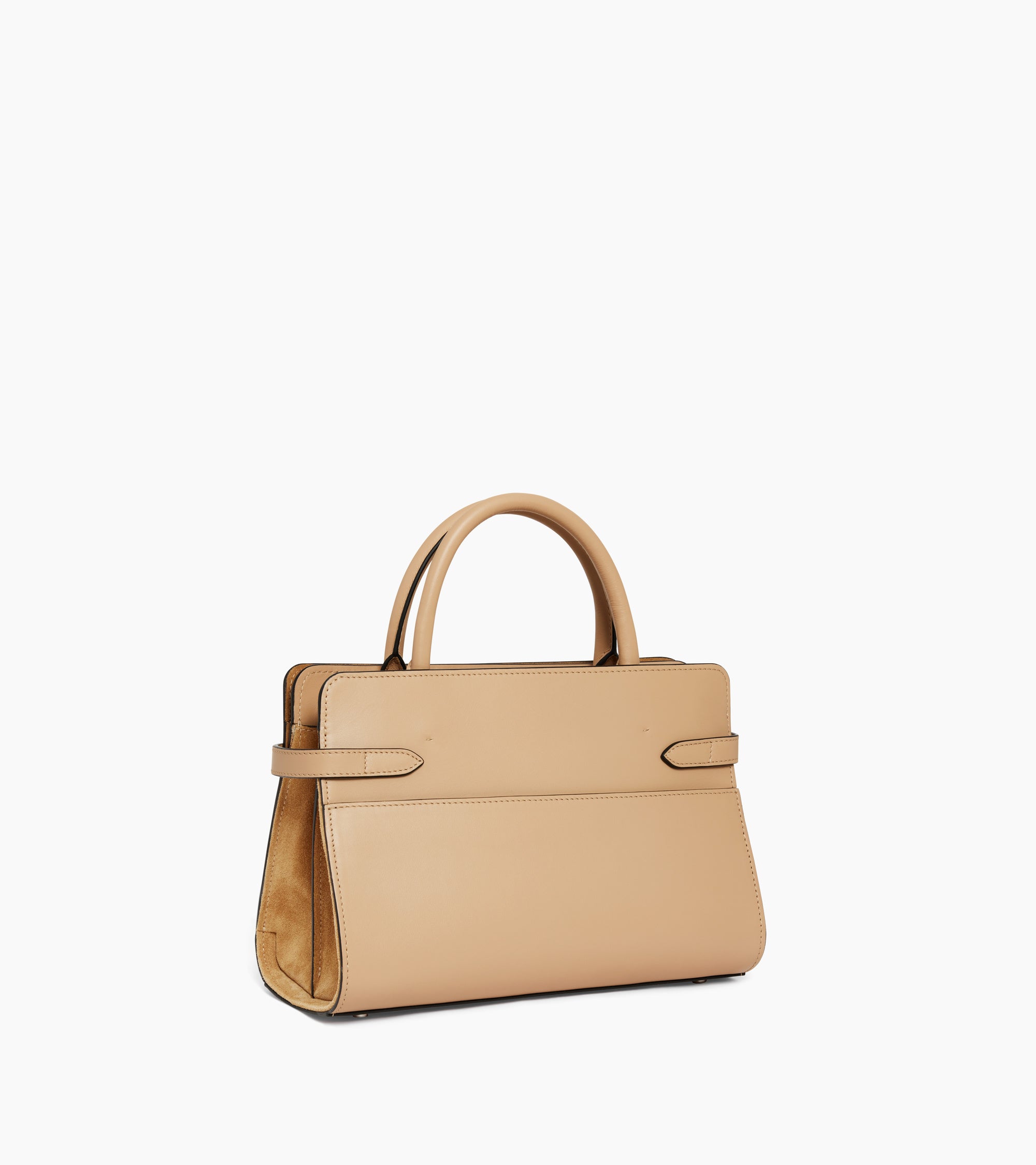 Emie medium handbag in smooth leather and nubuck