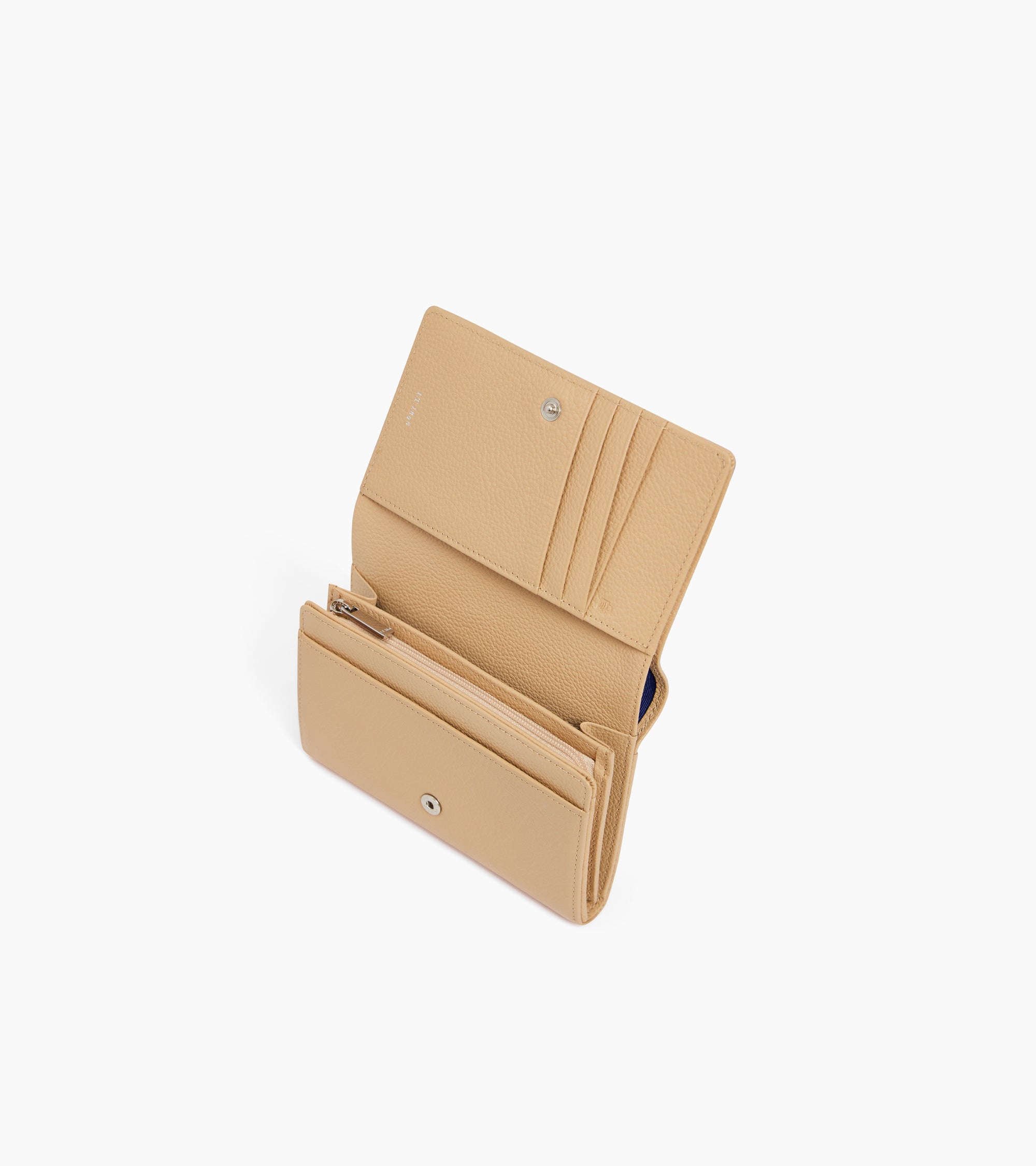 Emilie wallet in grained leather