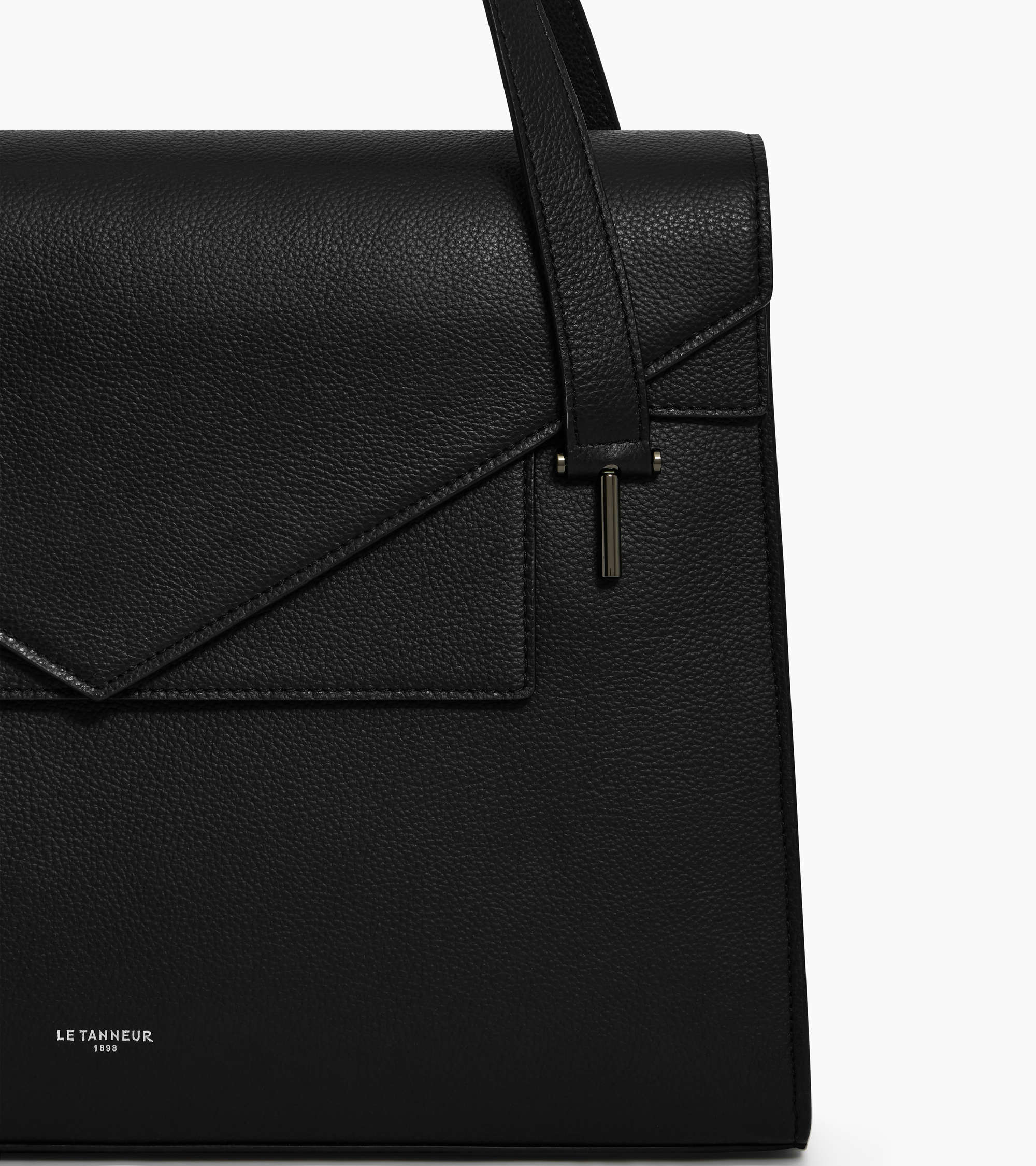 Emilie double flap grained leather document holder