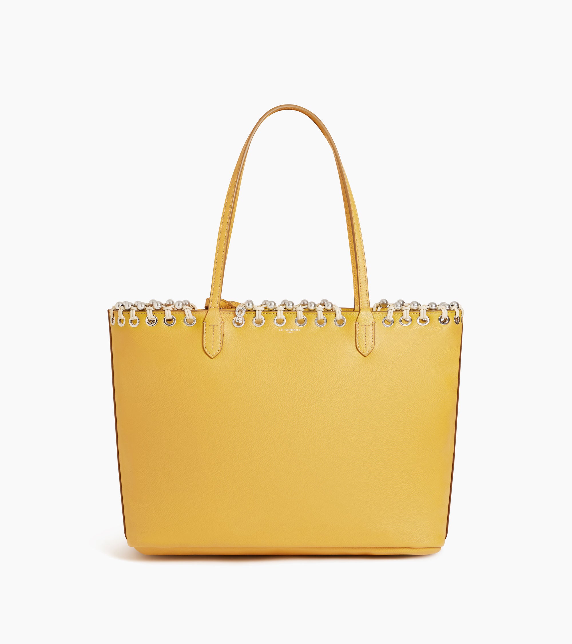 Grained leather tote bag Kitesy Martin Studio