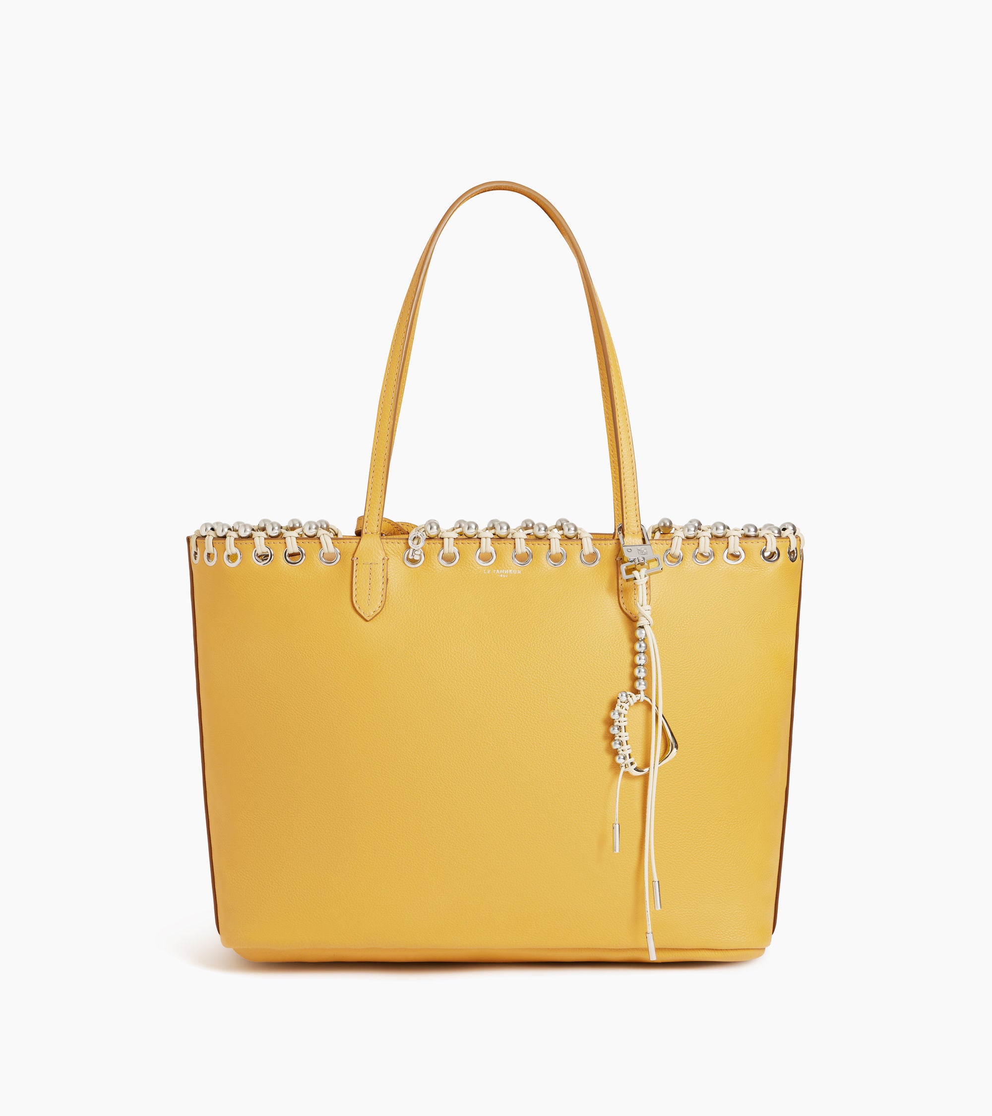 Grained leather tote bag Kitesy Martin Studio