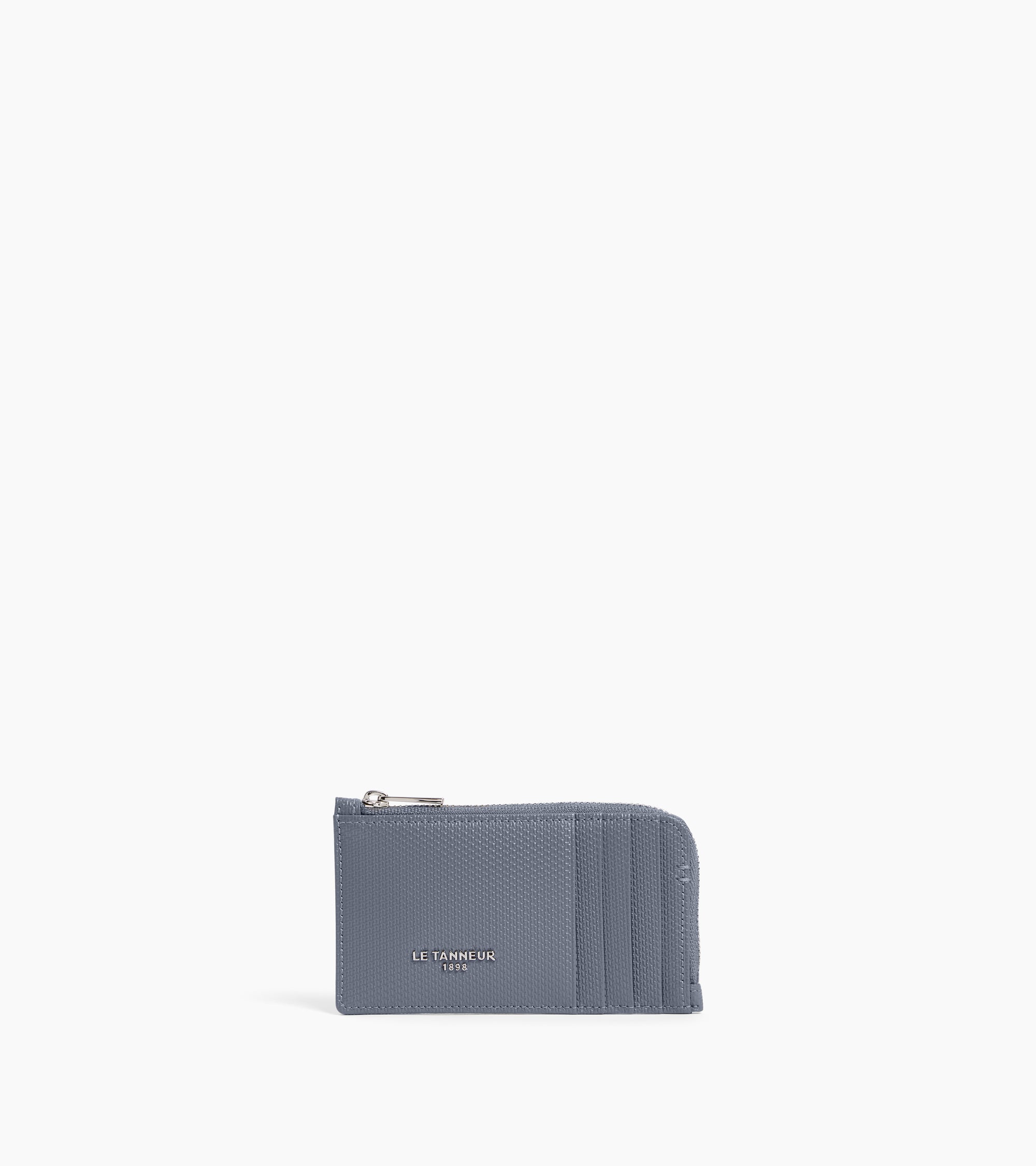 Lucien large zipped card holder signature T leather