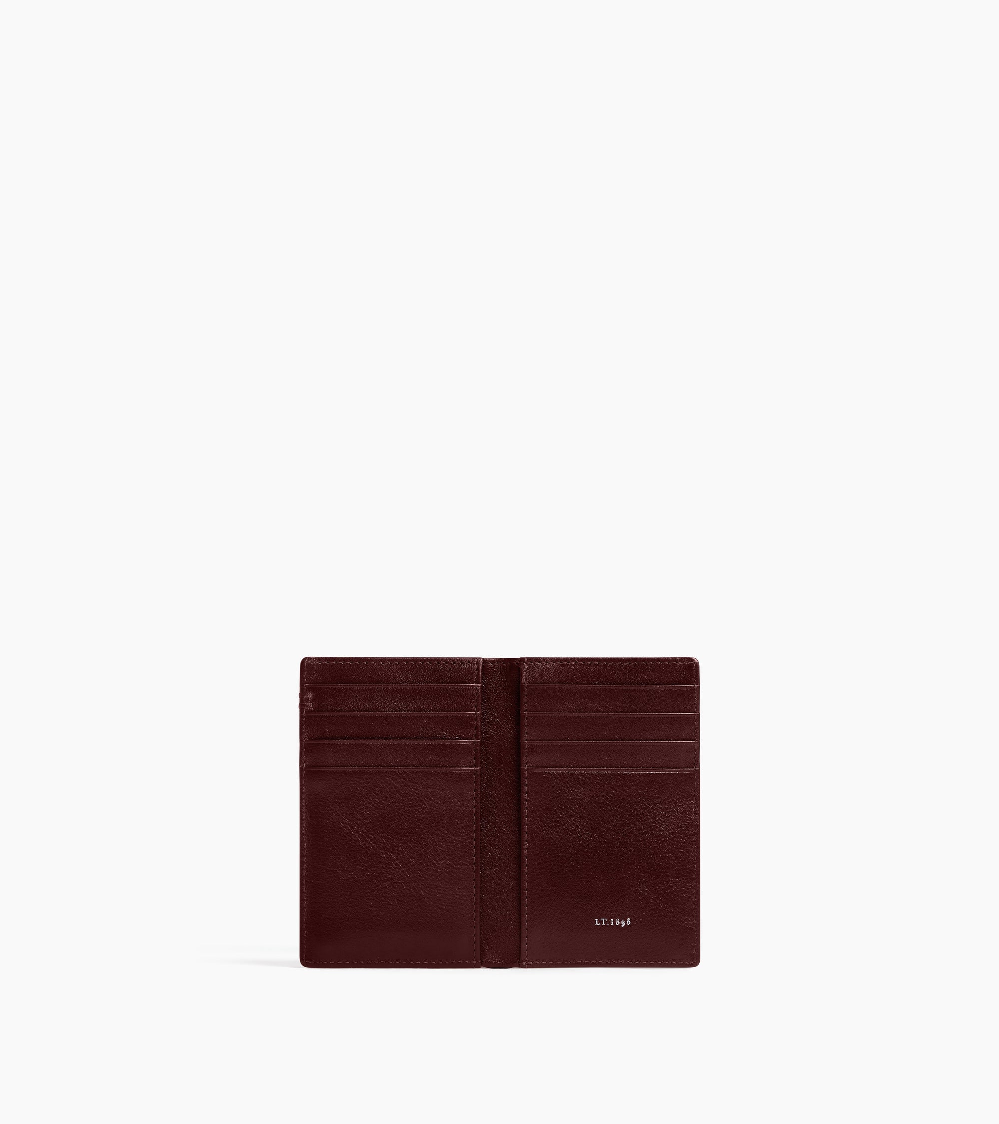 Lucien small card holder in oiled leather