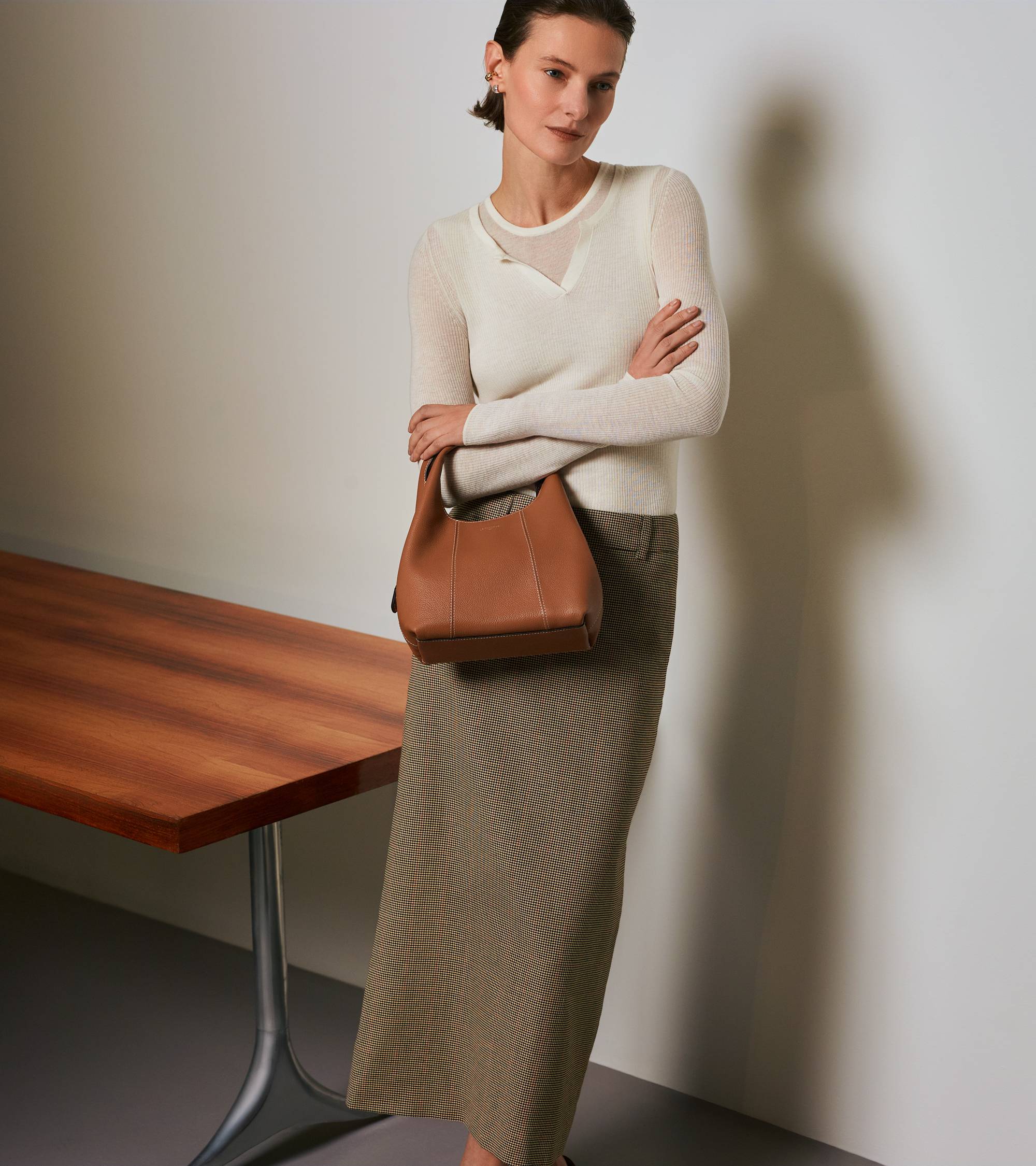 Juliette small handbag in grained leather