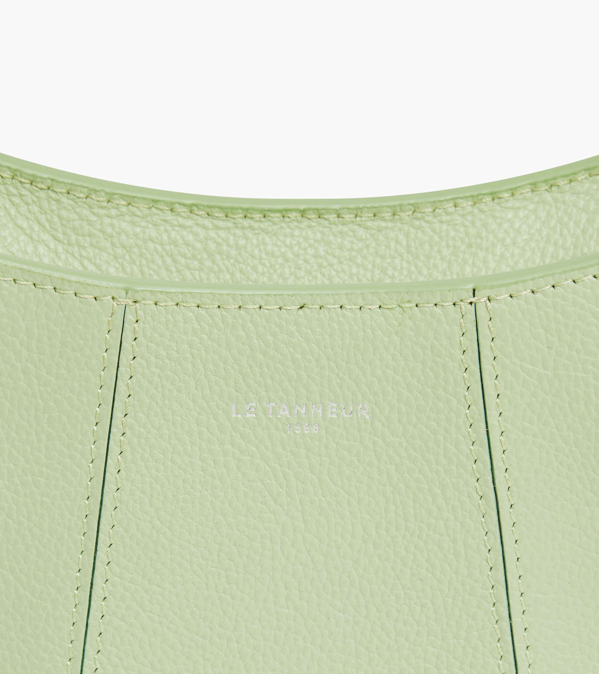 Juliette small half-moon bag in grained leather
