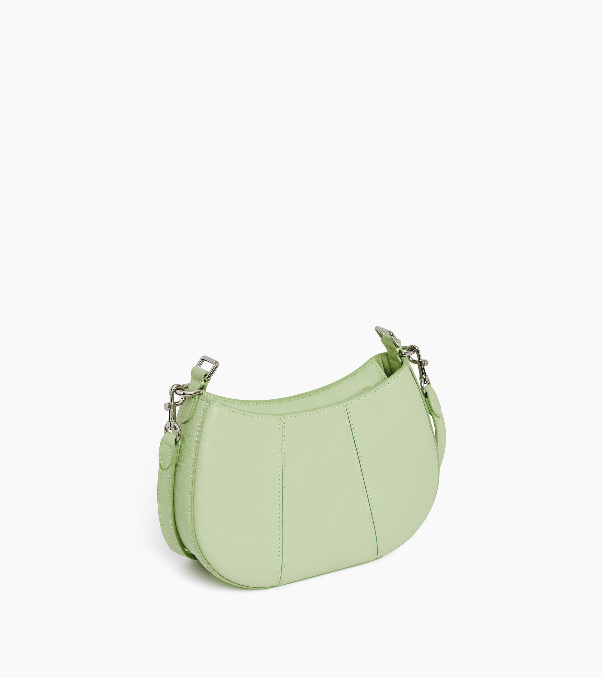 Juliette small half-moon bag in grained leather