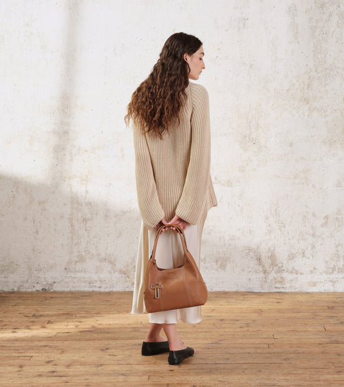 Janette Leather Shoulder Bag