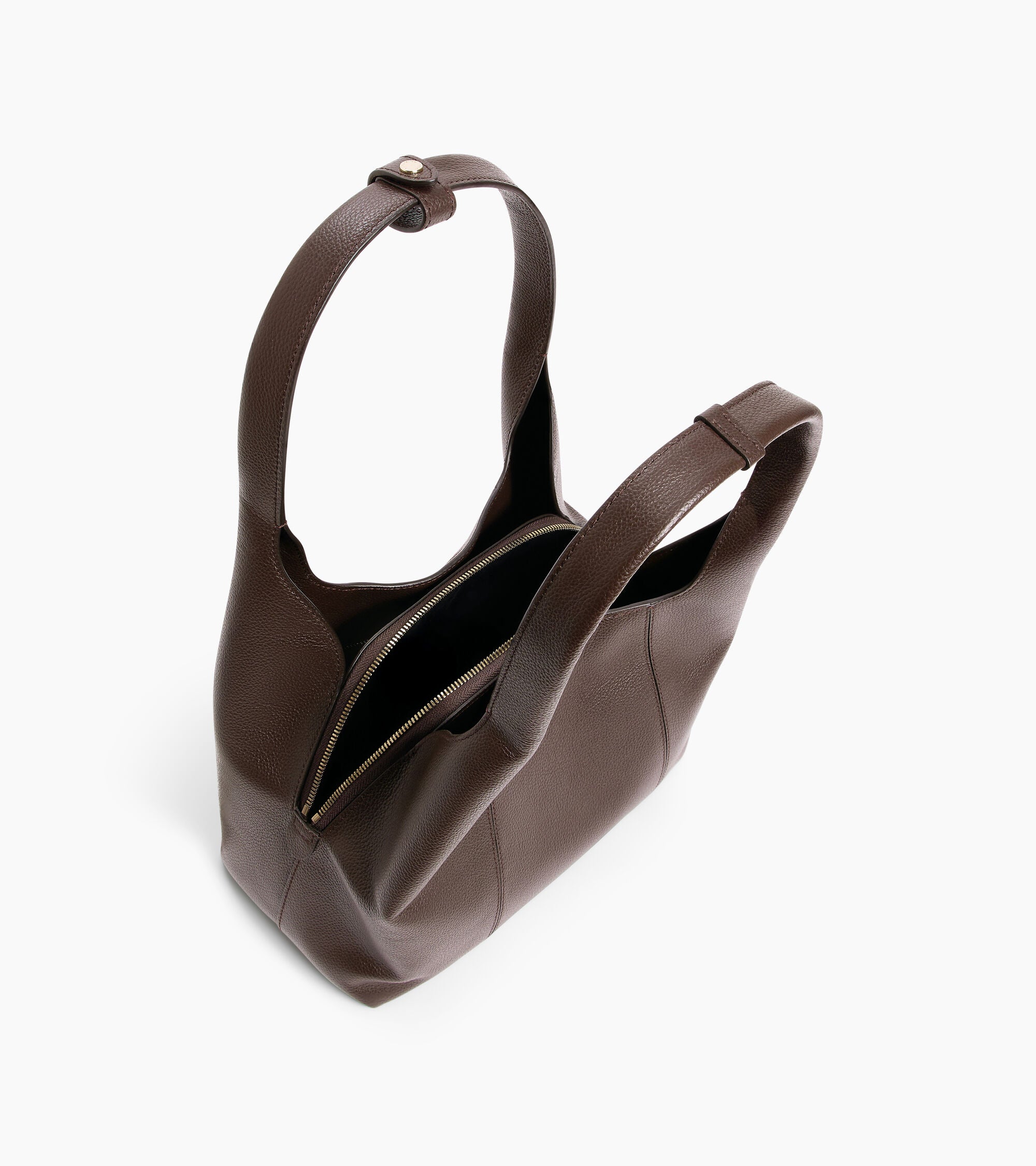 Juliette medium-sized shoulder bag in grained leather