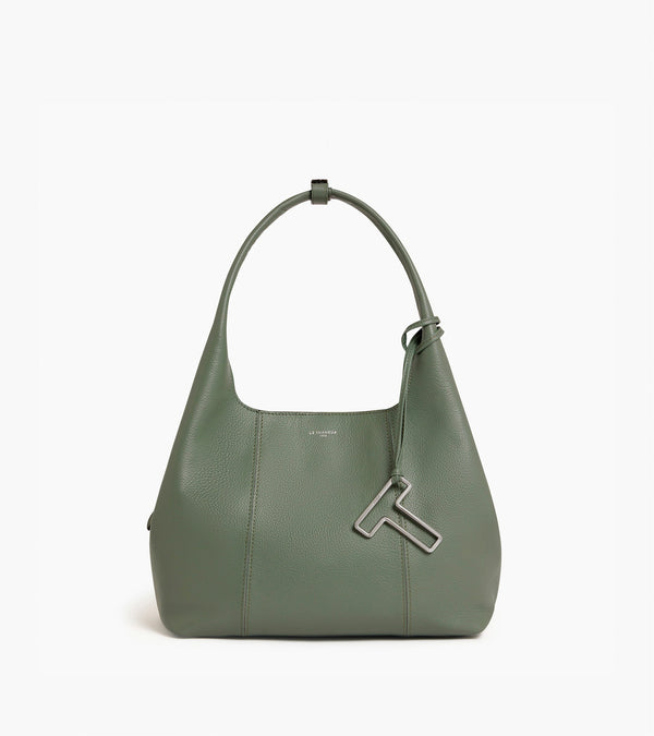 Juliette medium-sized shoulder bag in grained leather