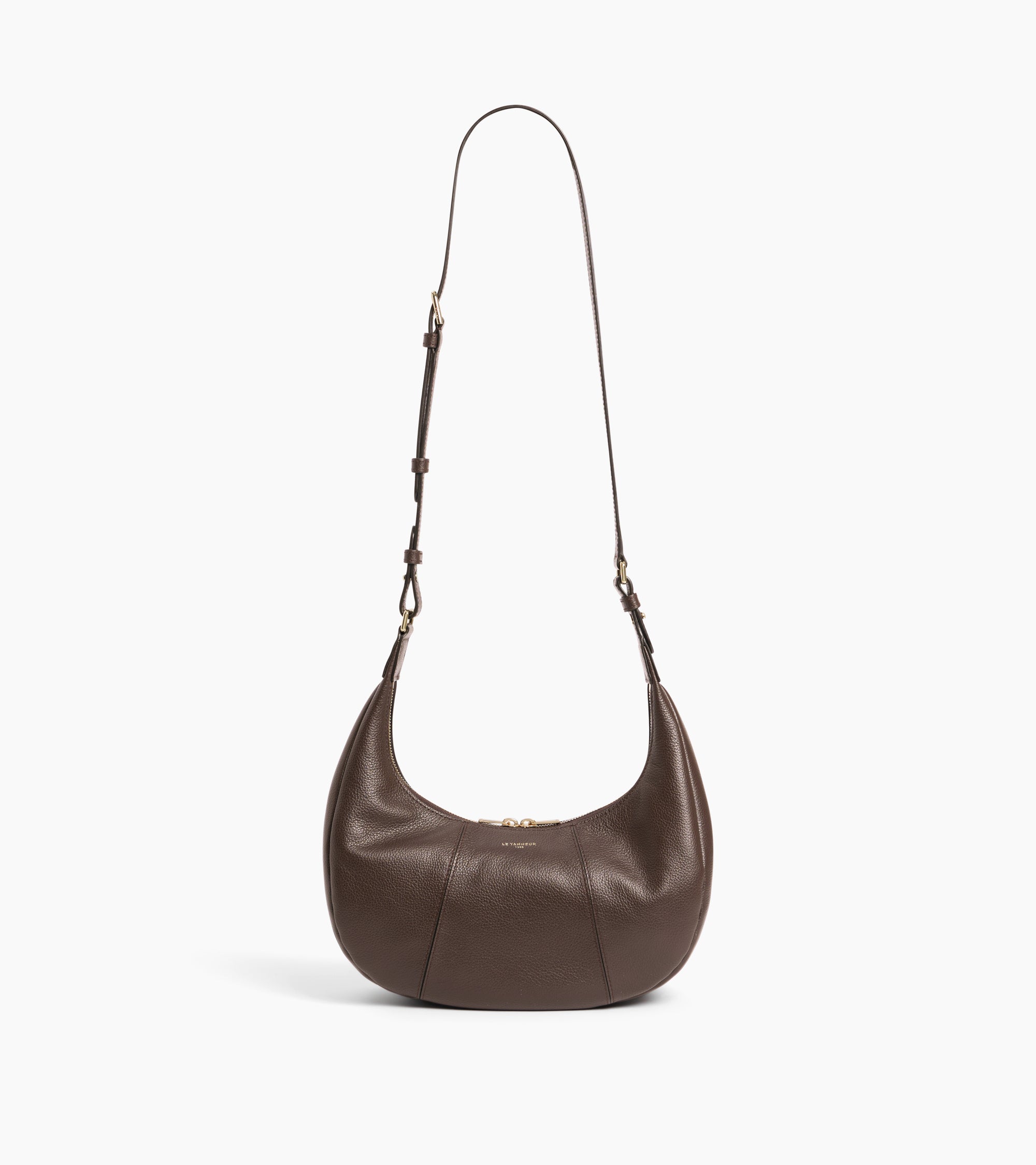 Juliette small hobo bag in grained leather