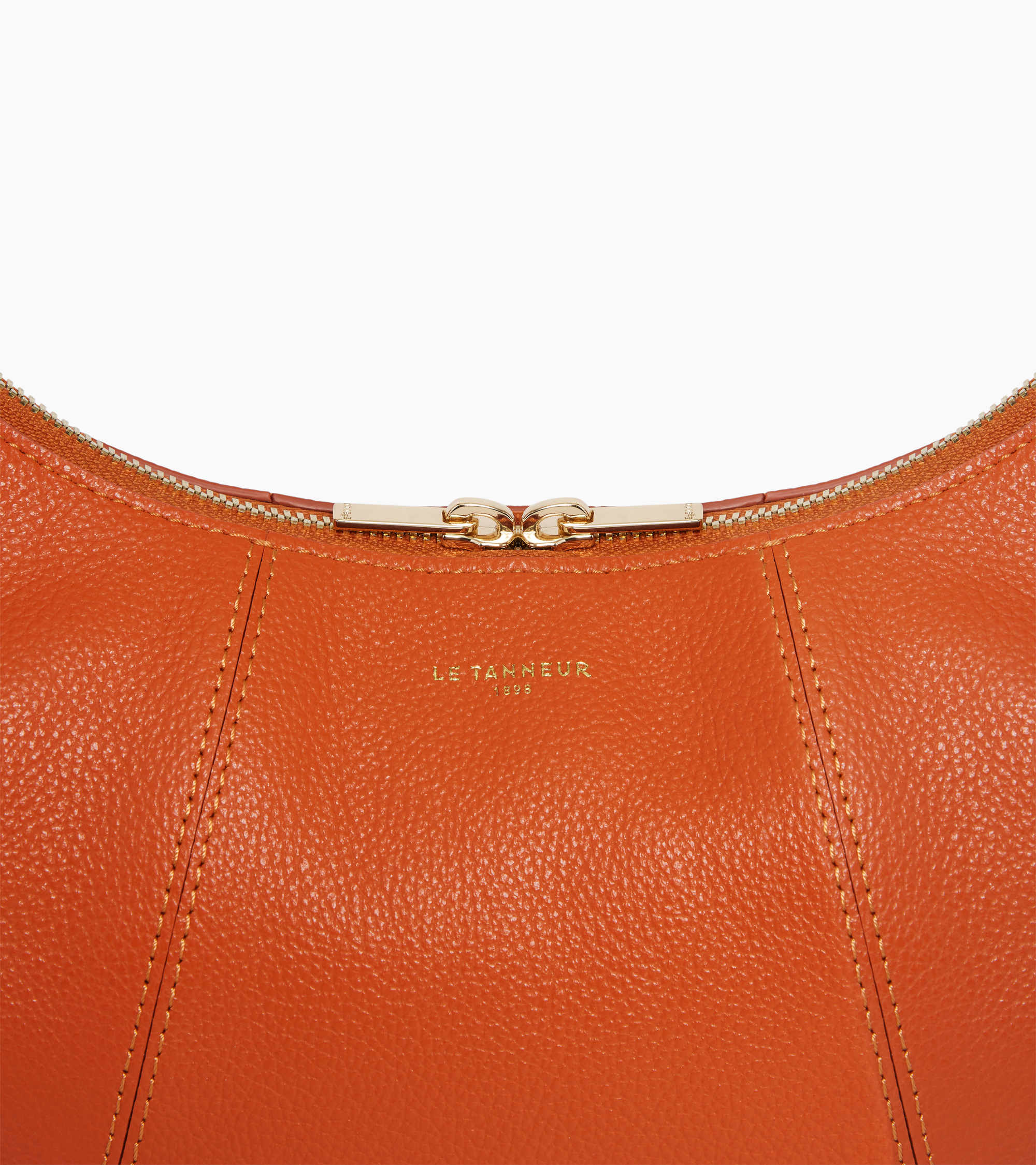 Juliette small, grained leather hobo bag