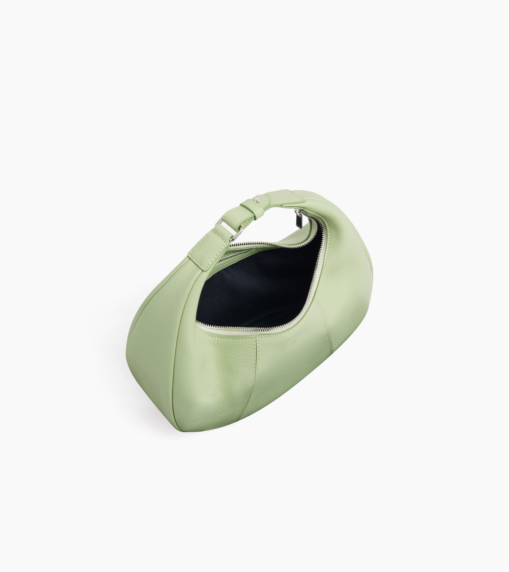 Juliette small, grained leather hobo bag