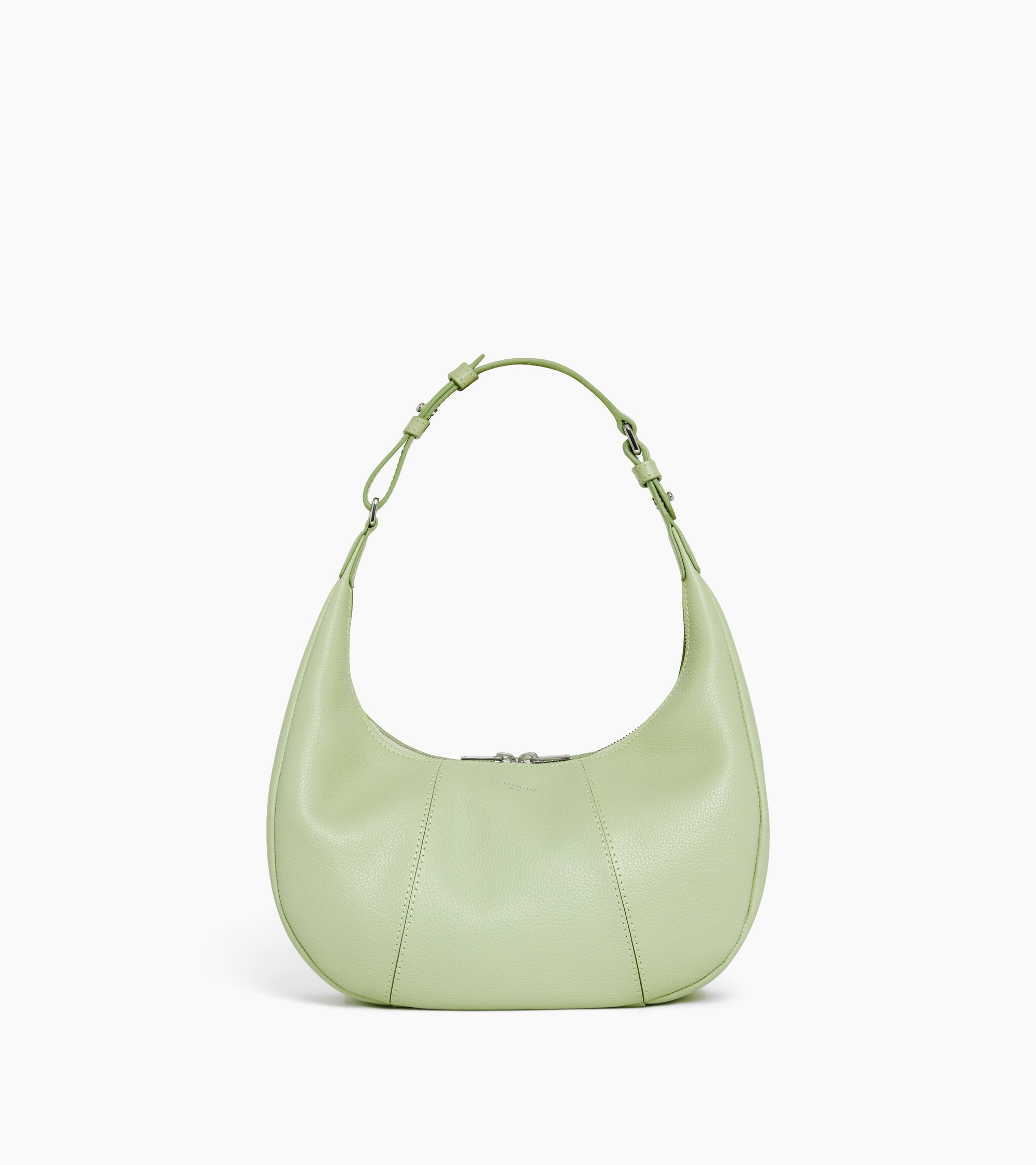 Juliette small, grained leather hobo bag