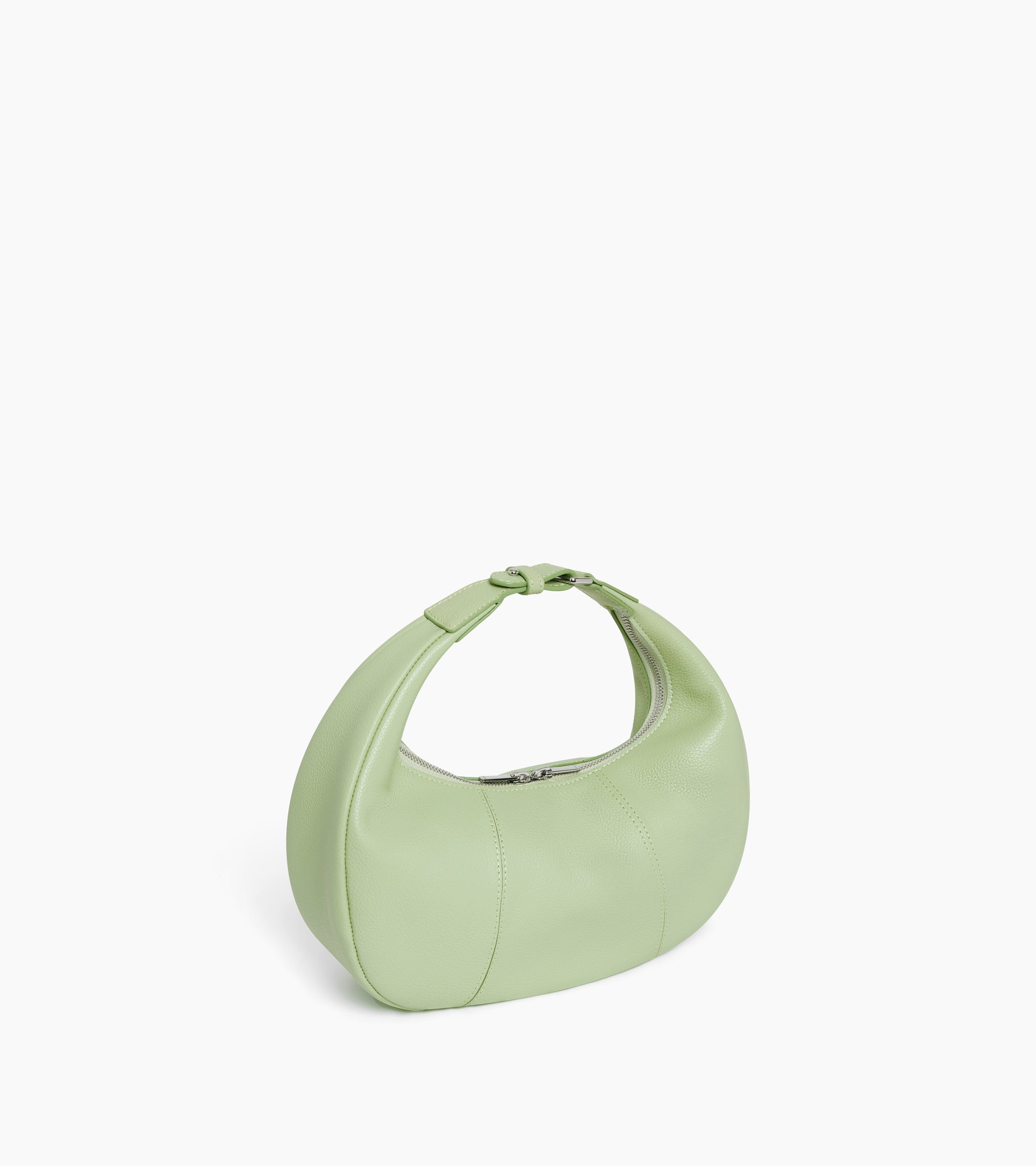 Juliette small, grained leather hobo bag
