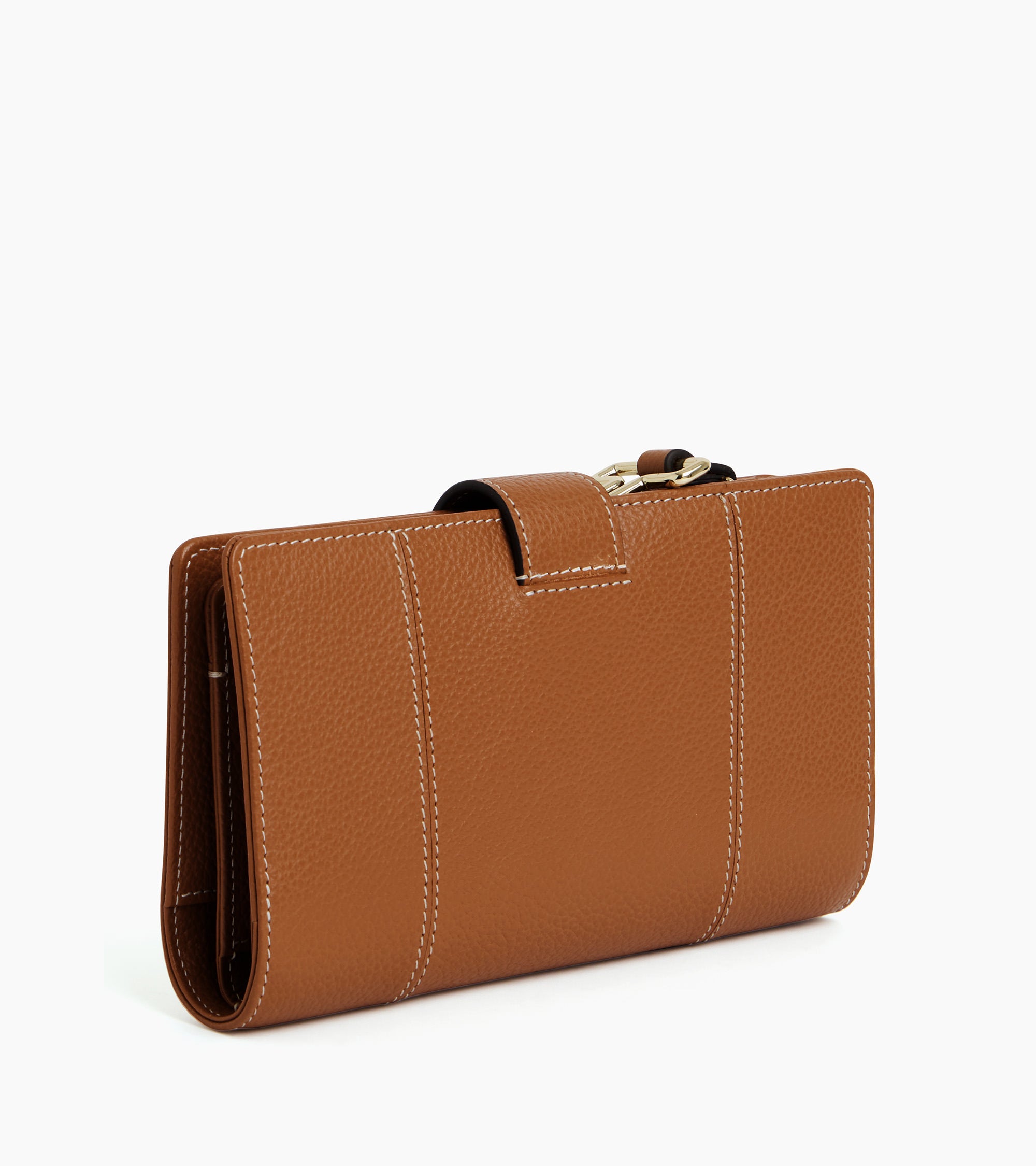 Juliette coin pocket wallet in grained leather