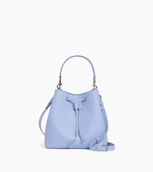 Louise bucket bag in grained leather