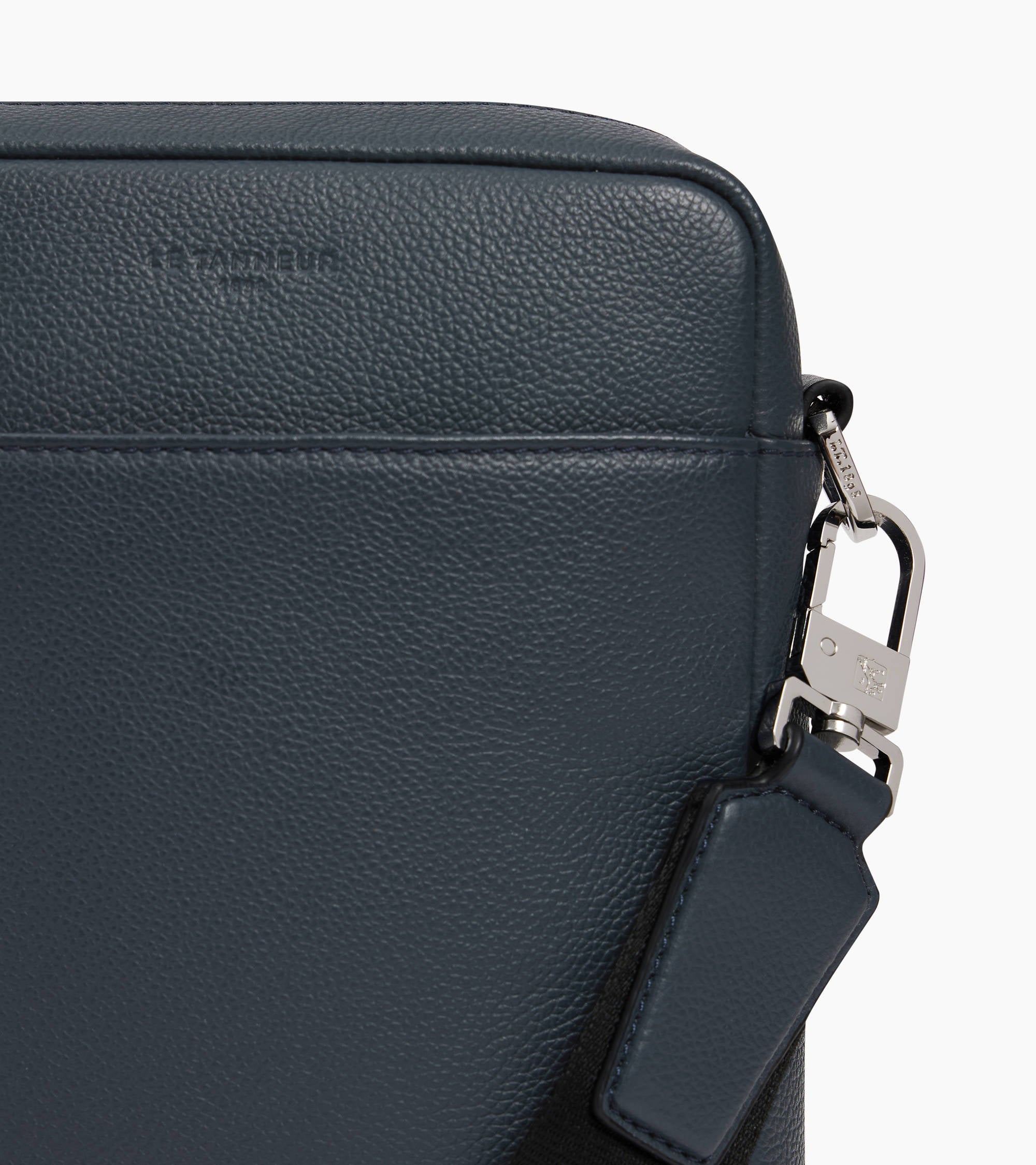 Marceau small zipped satchel in grained leather