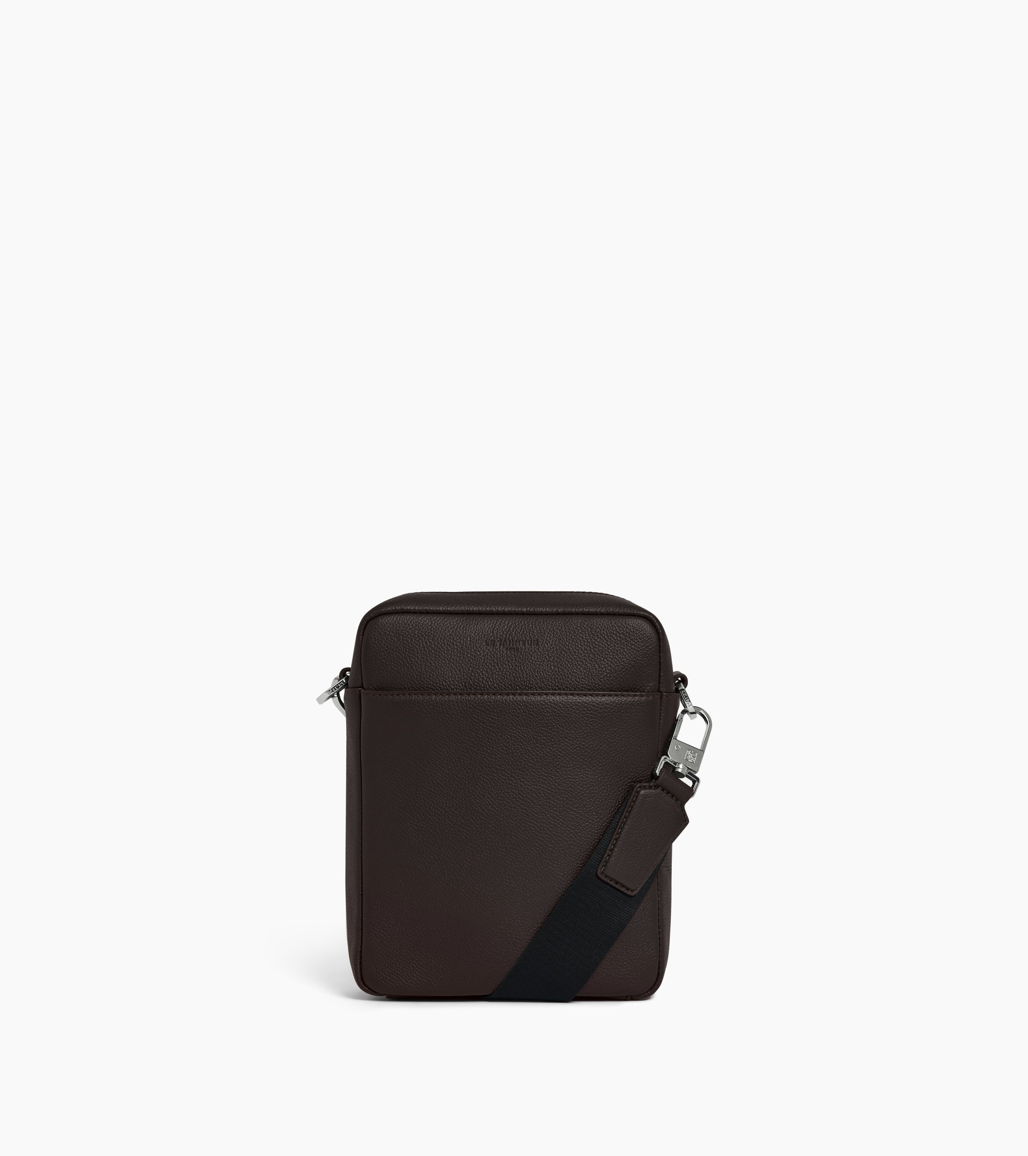 Marceau small zipped satchel in grained leather