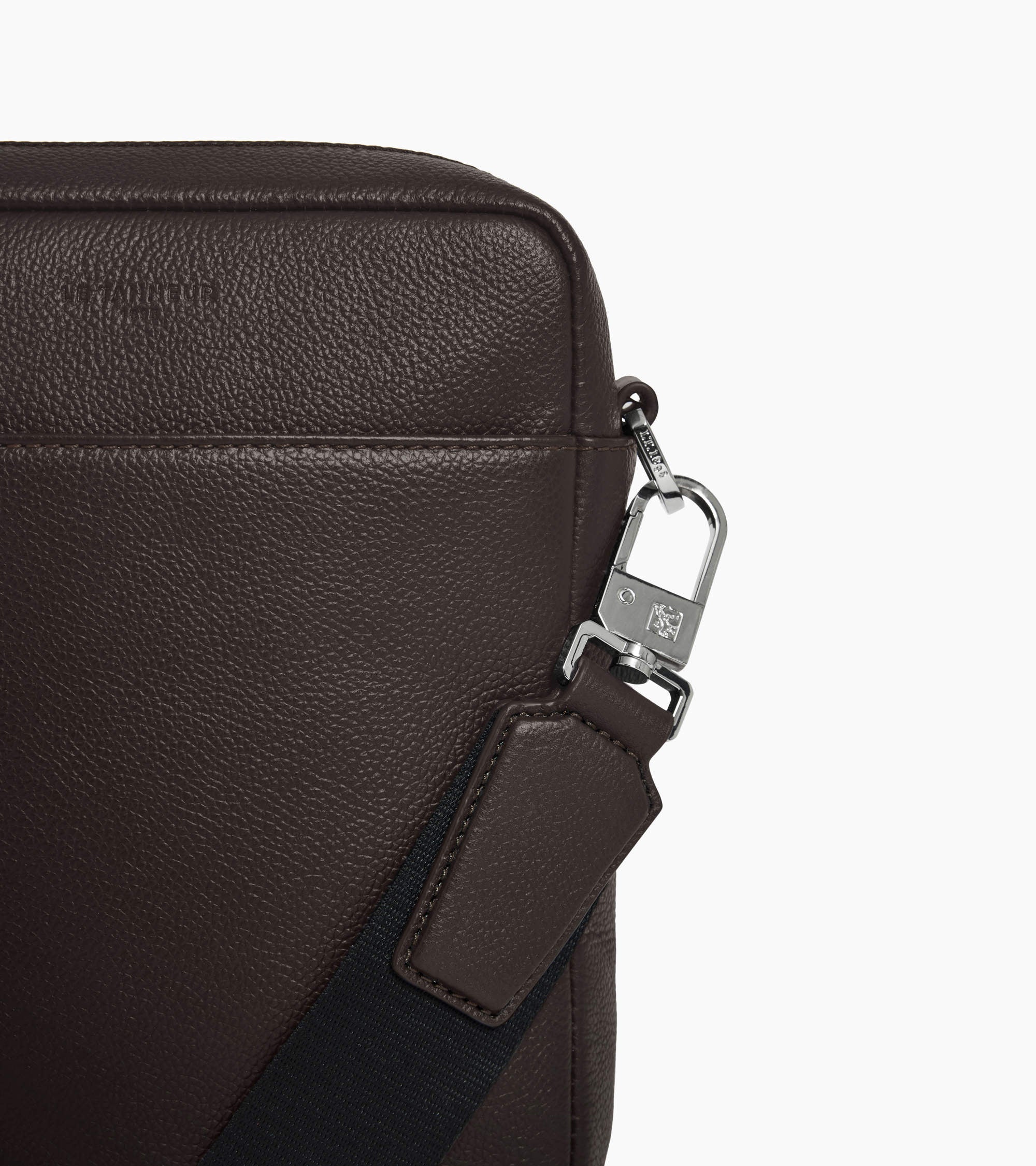 Marceau small zipped satchel in grained leather