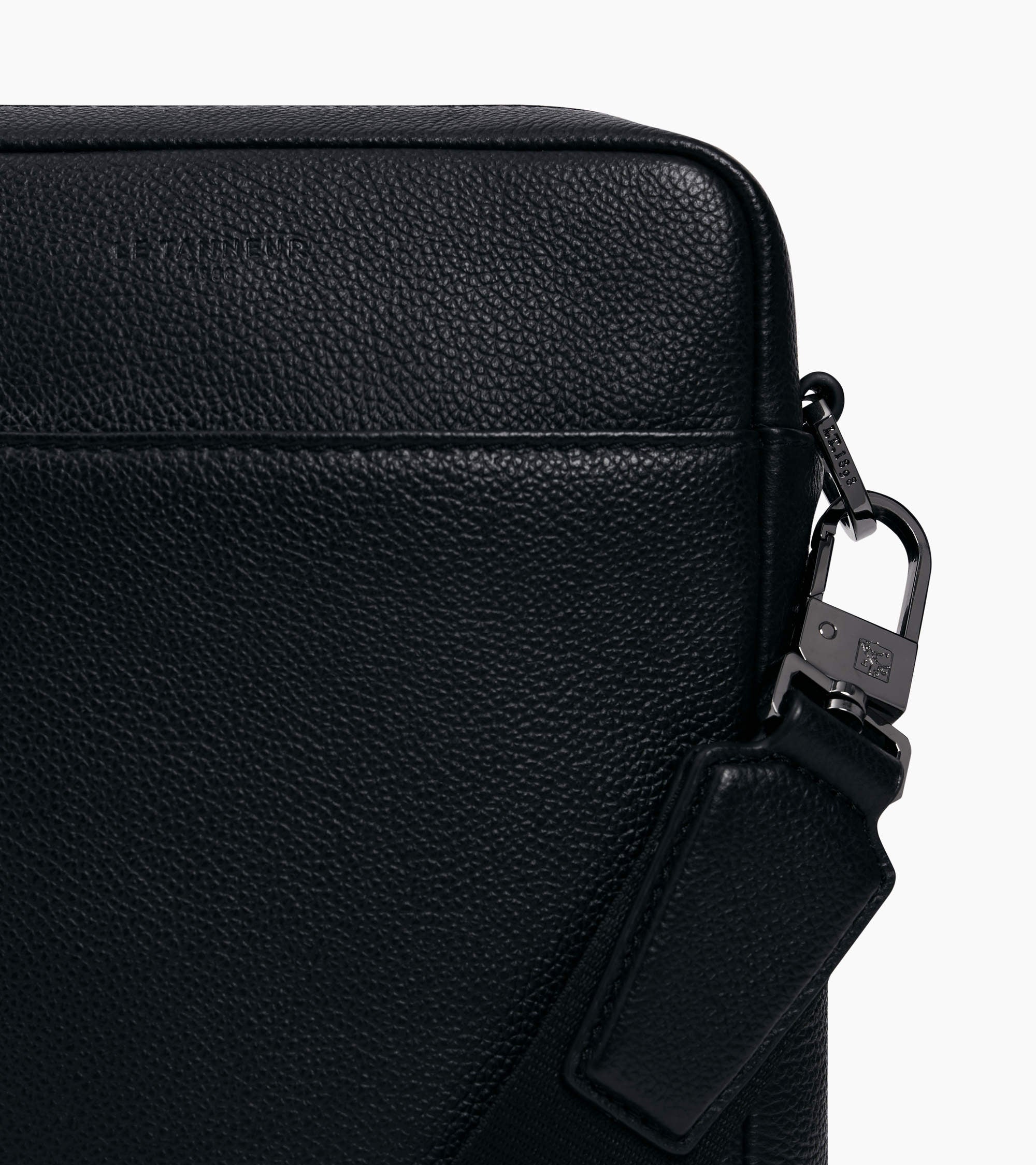 Marceau small zipped satchel in grained leather