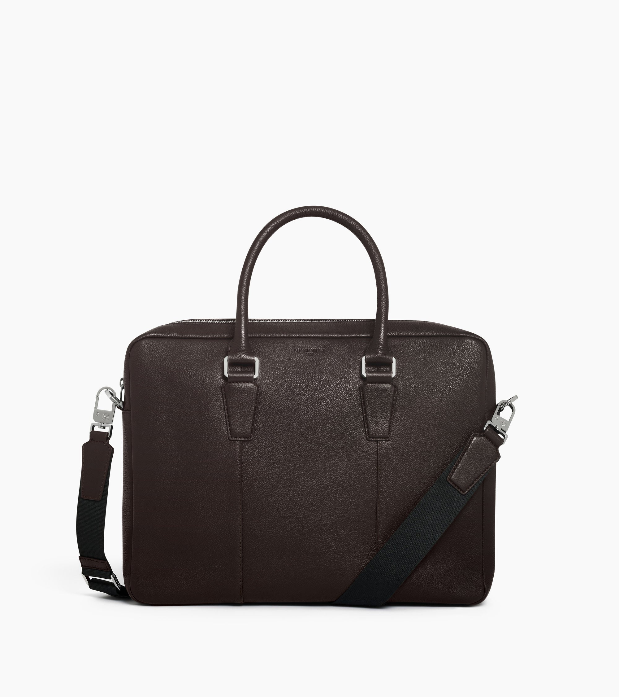 Marceau small 17" briefcase in grained leather