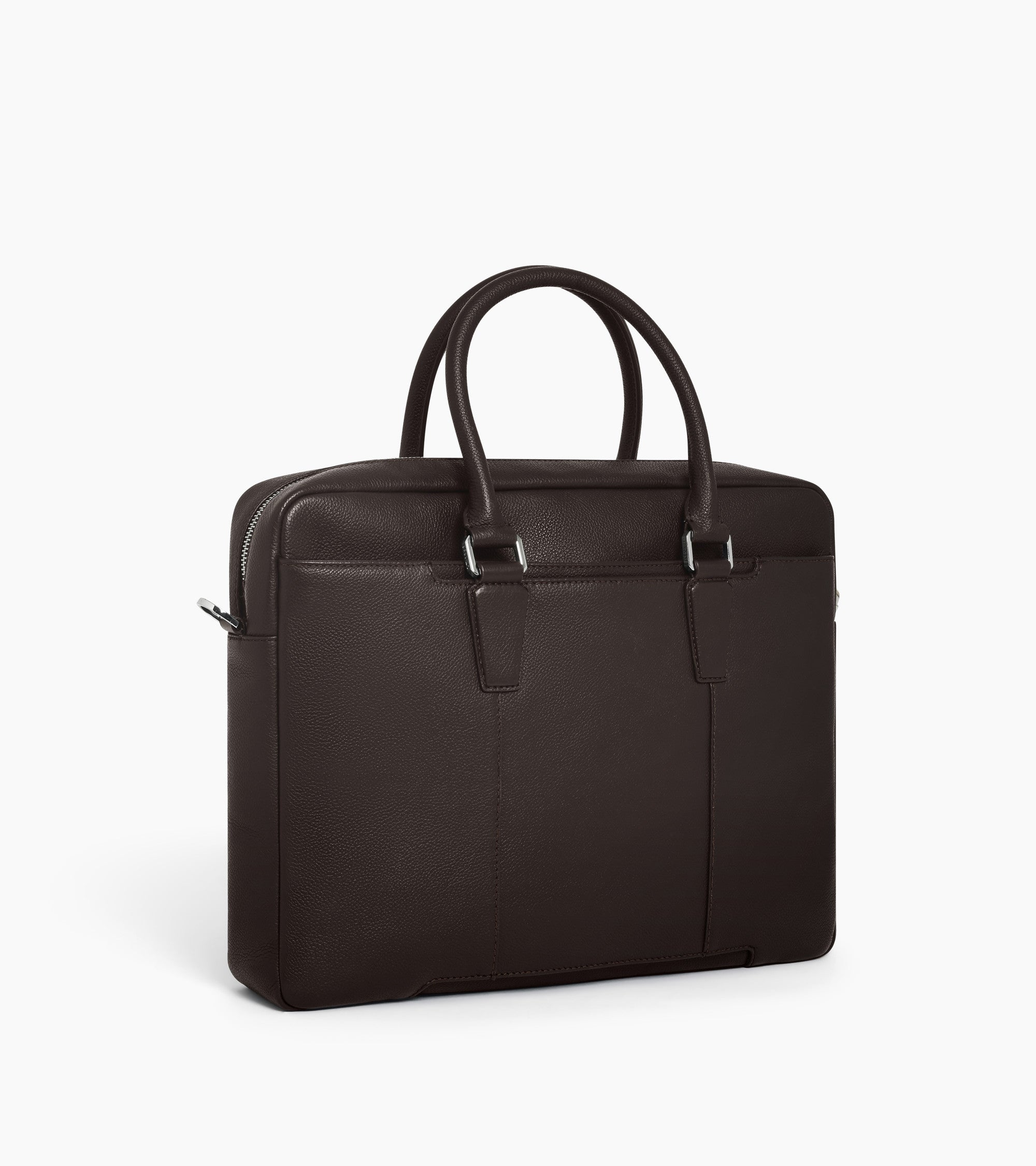 Marceau small 17" briefcase in grained leather