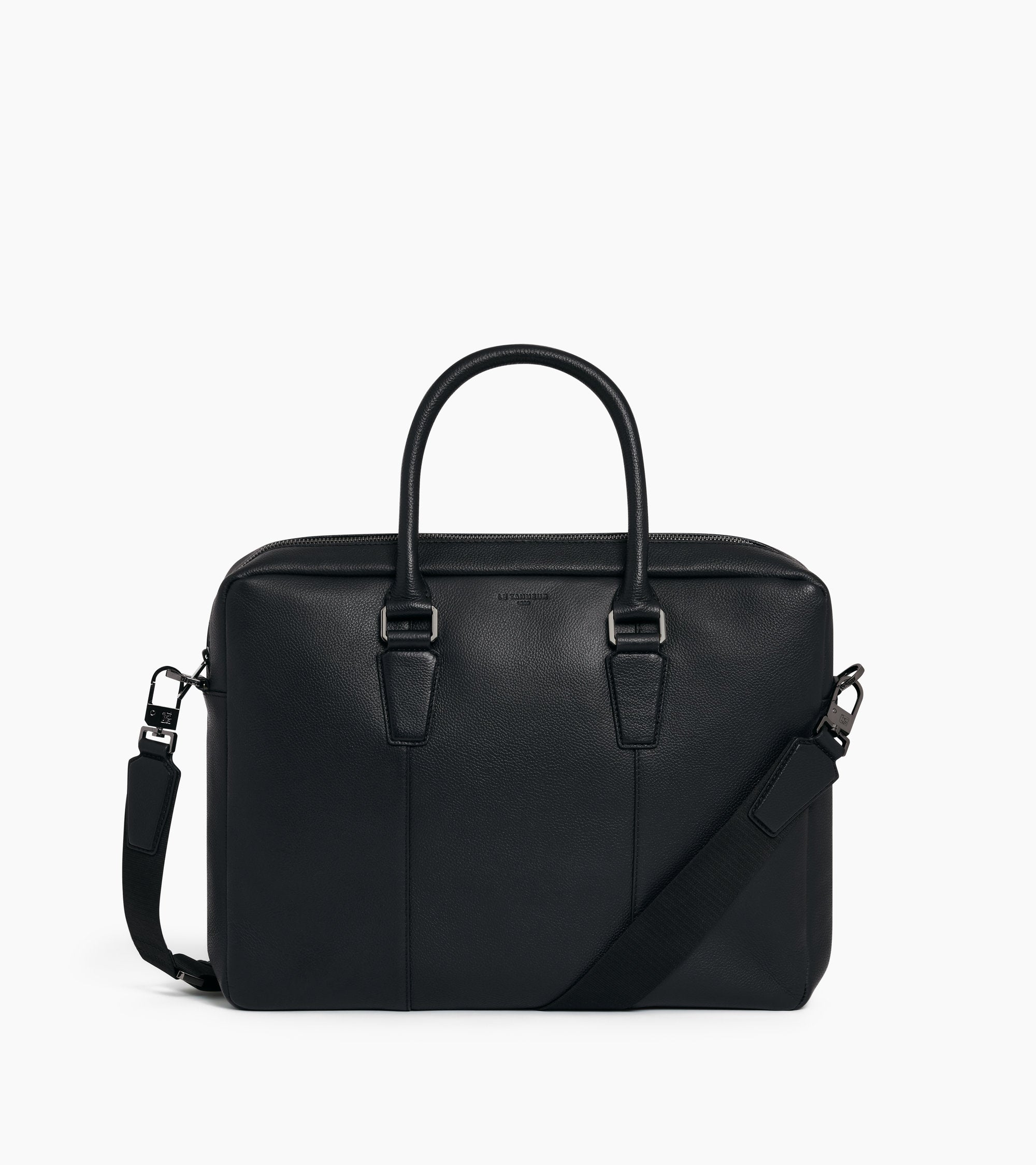 Marceau small 14" briefcase in grained leather