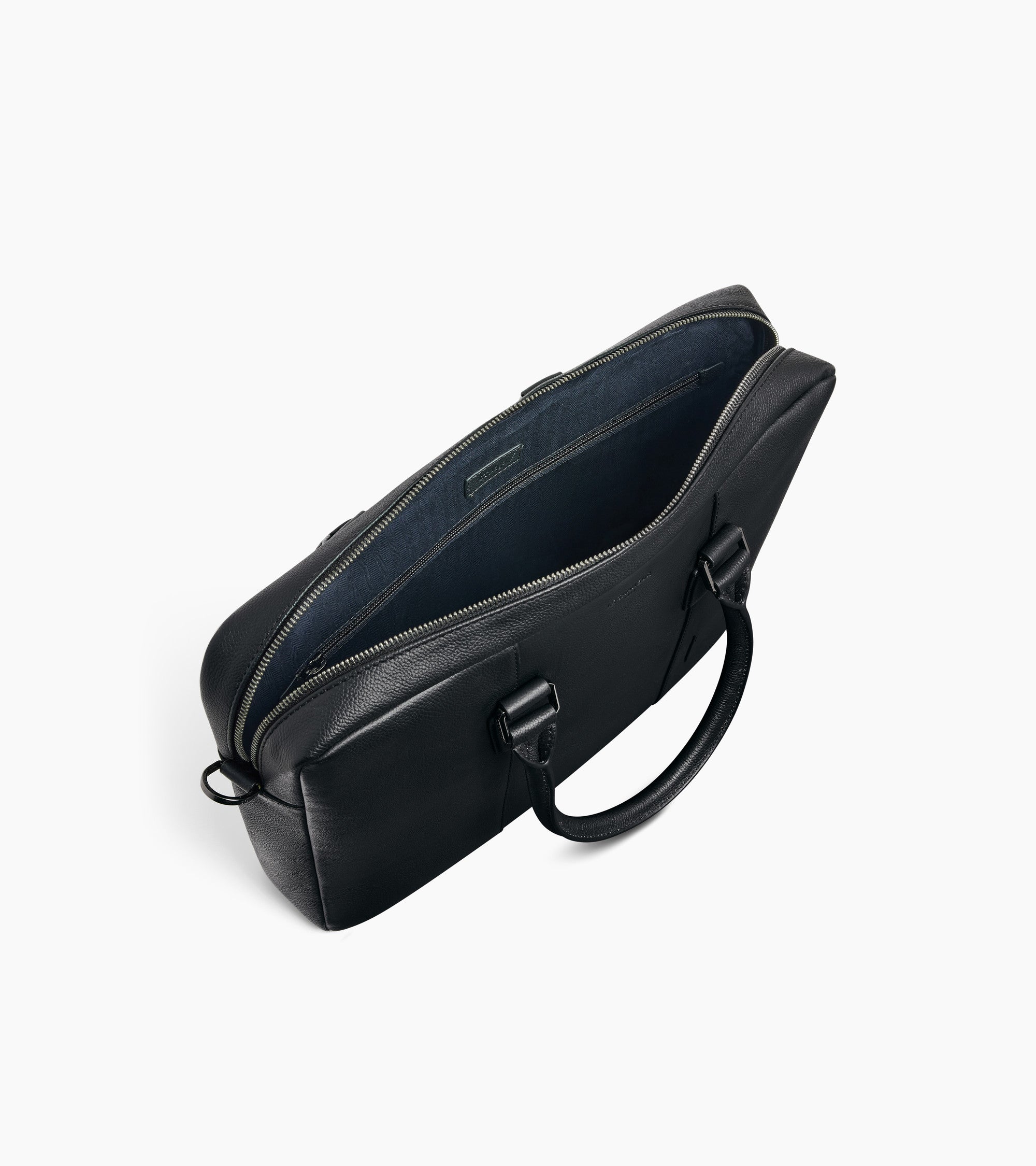 Marceau small 14" briefcase in grained leather