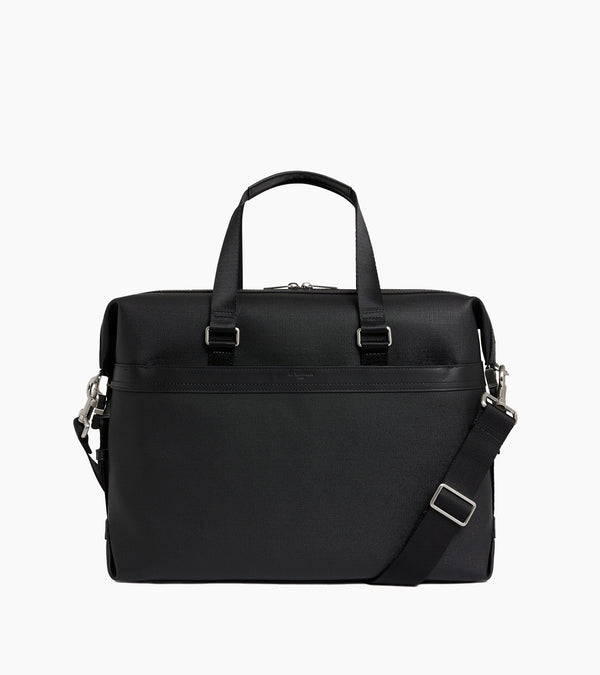 Maurice 13"  briefcase in coated canvas