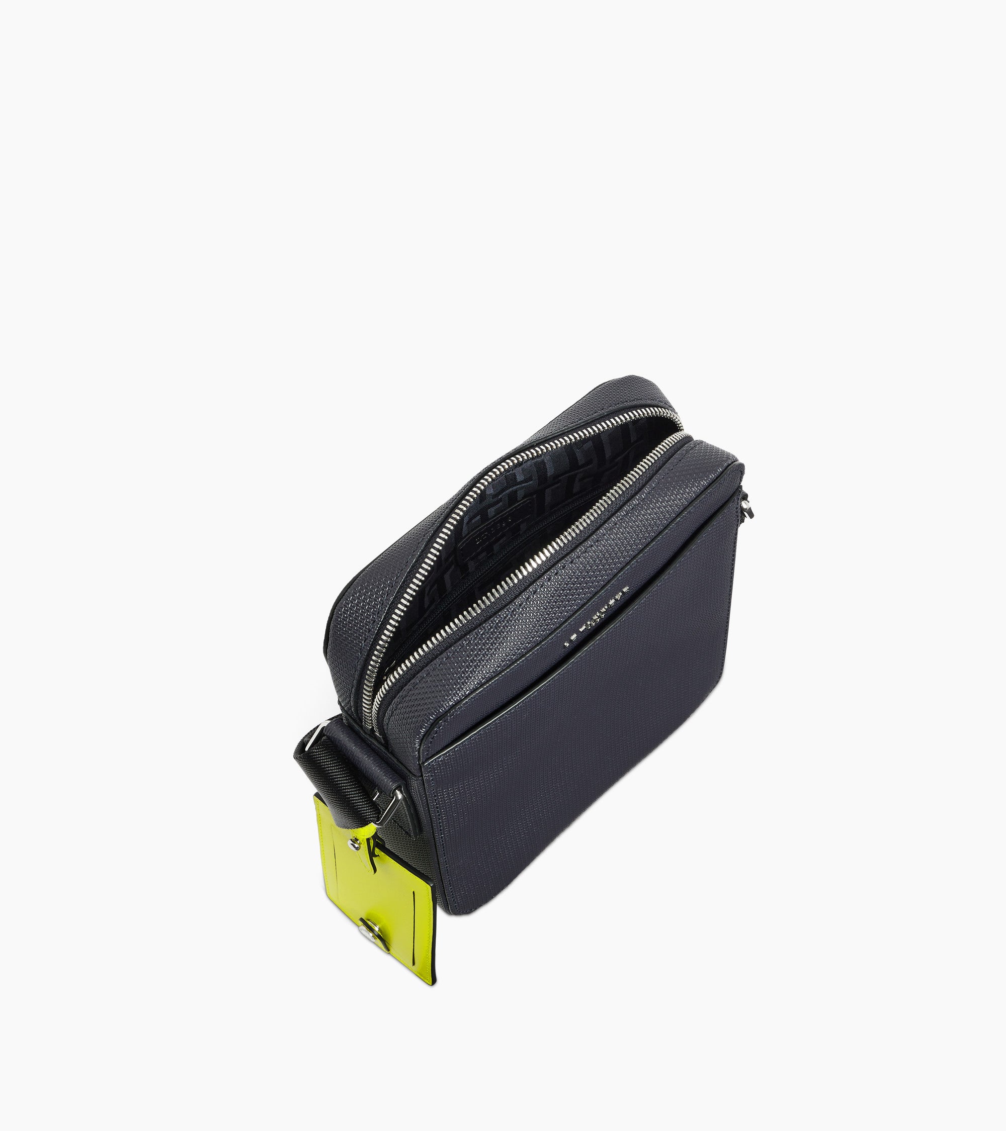 Emile small zipped satchel in signature T leather